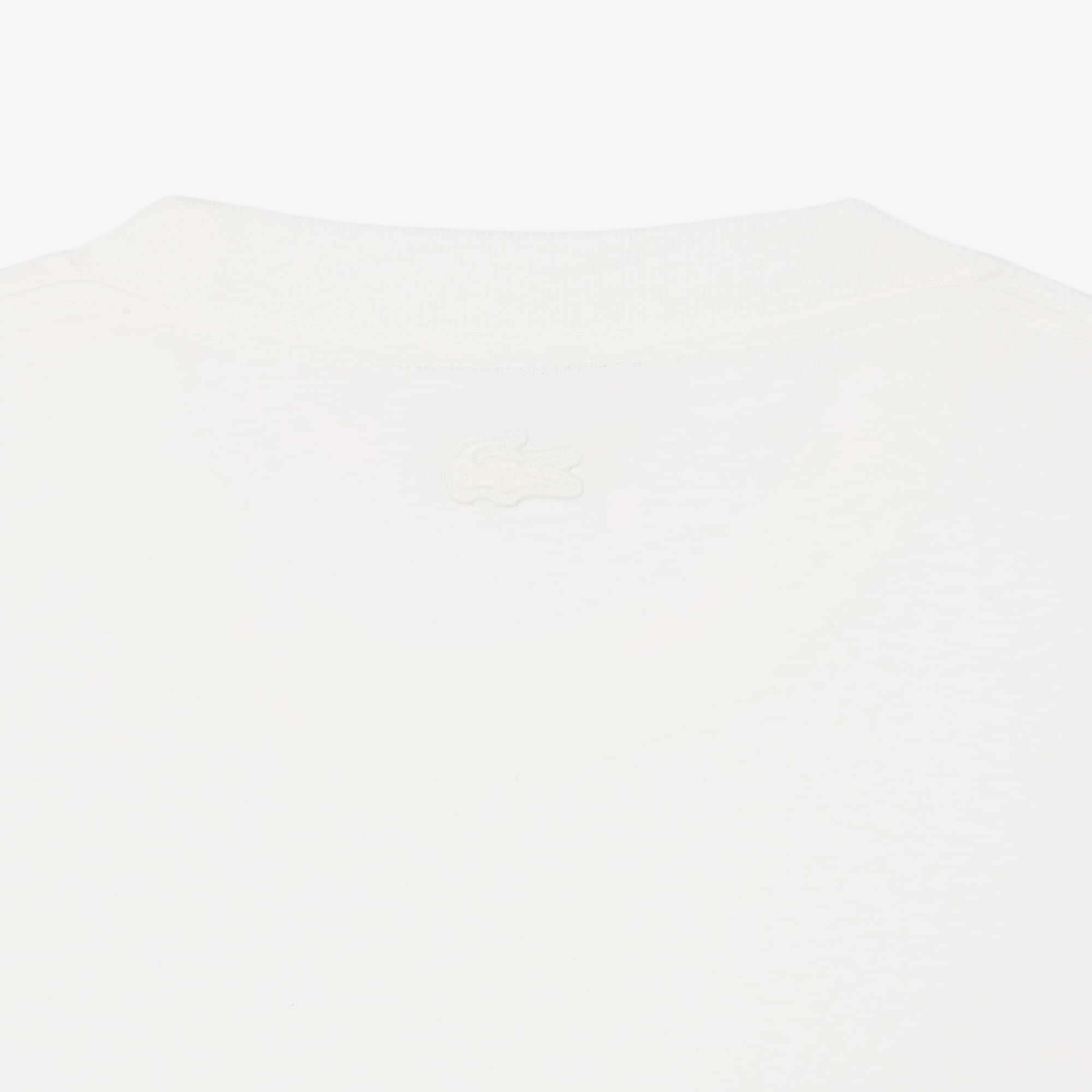 Classic Fit Heavy Badge Accent T-Shirt - White