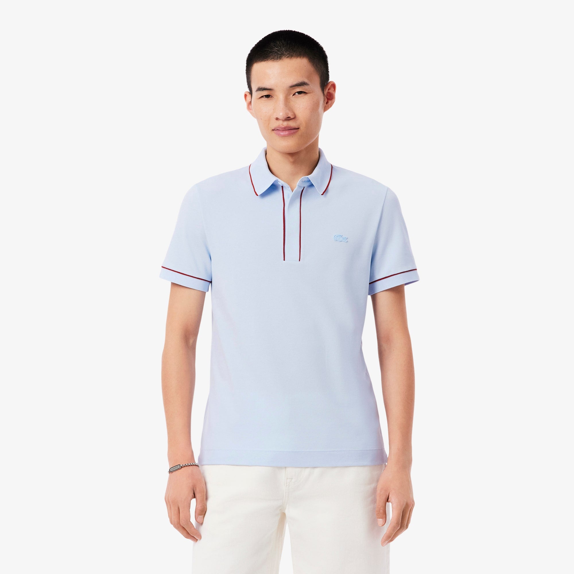 Men's Regular Fit Paris Stretch Piqué Polo - Phoenix blue