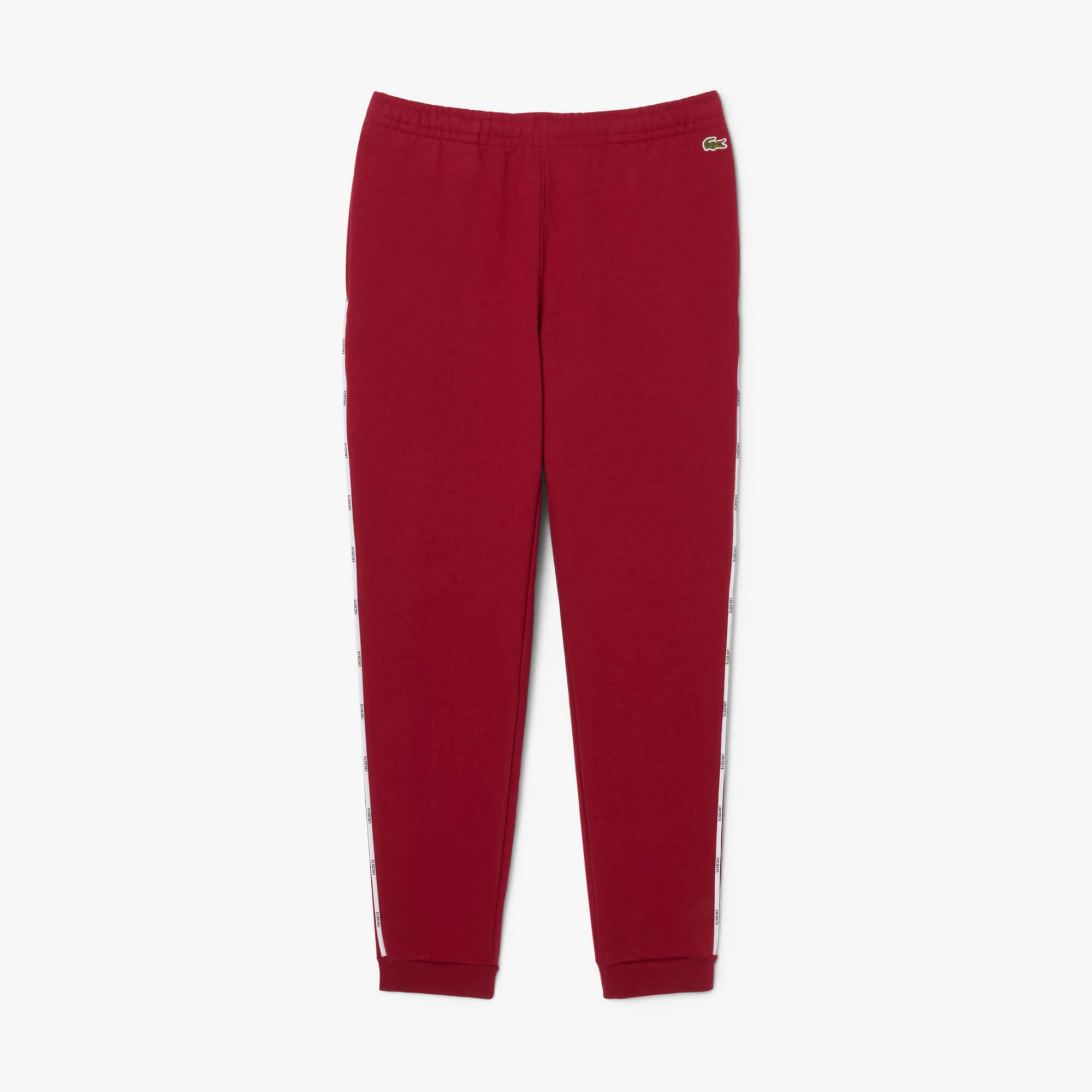 Men's Logo Trim Sweatpants - Bordeaux