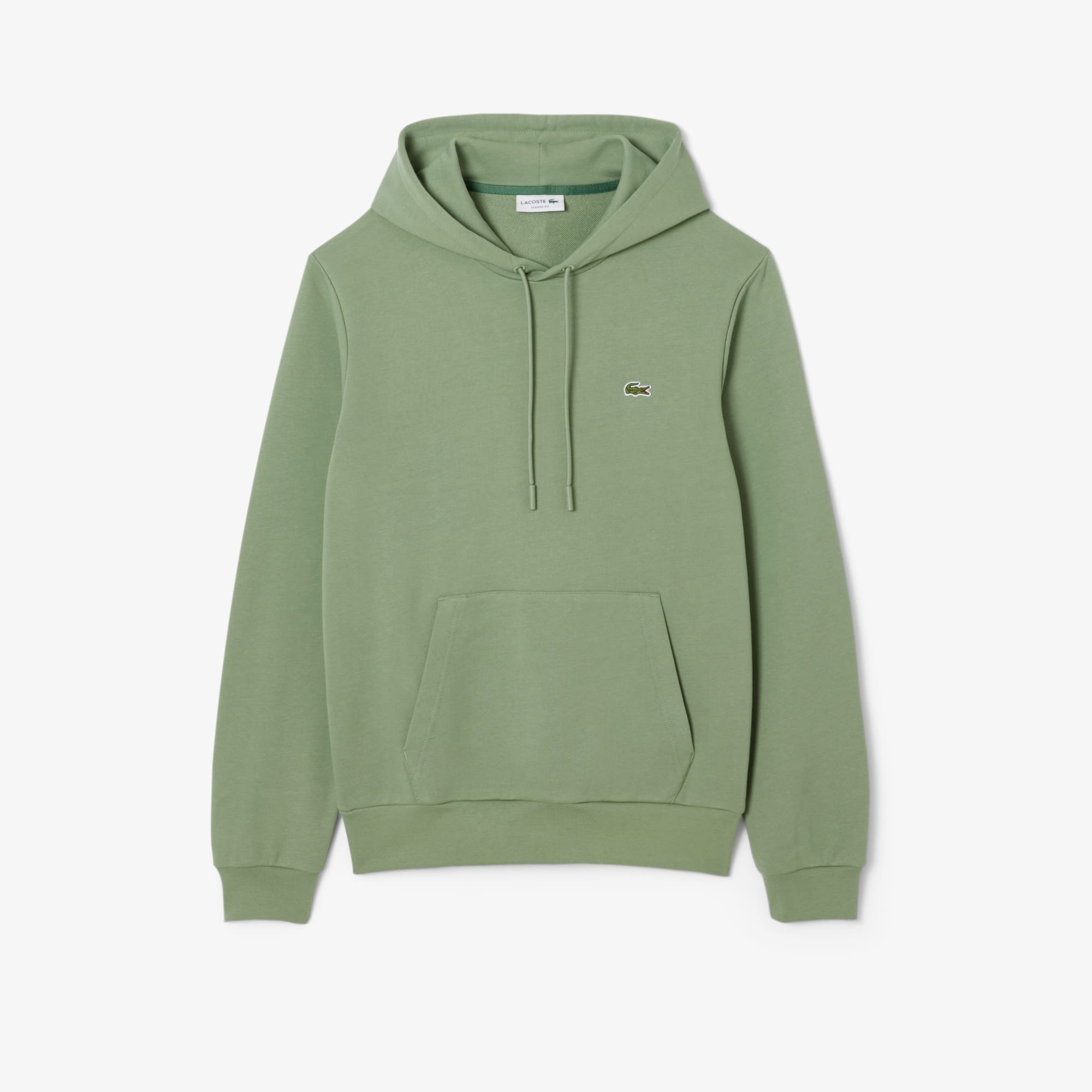 Men's Cotton Fleece Hoodie - Green