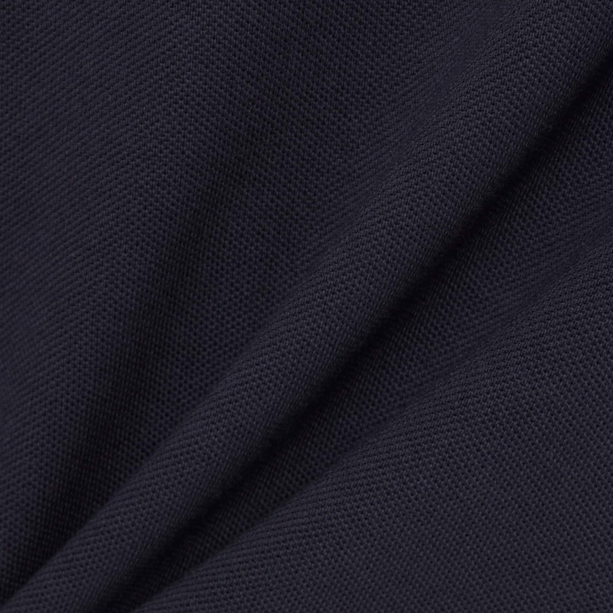 Made In France Classic Fit Badge Polo - Black