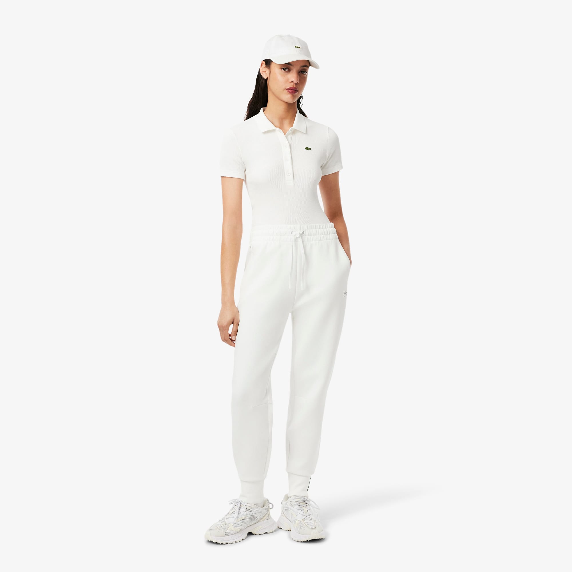 Women's Cotton Sweatpants - White