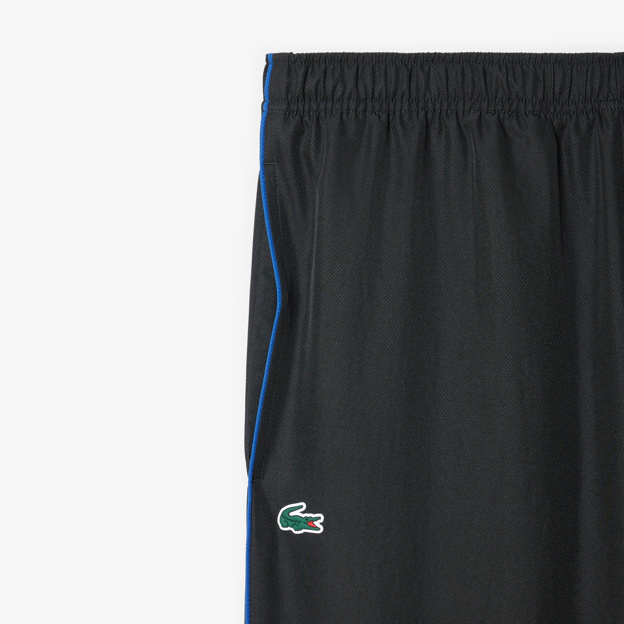 Men's Tennis Printed Tracksuit Pants - Black