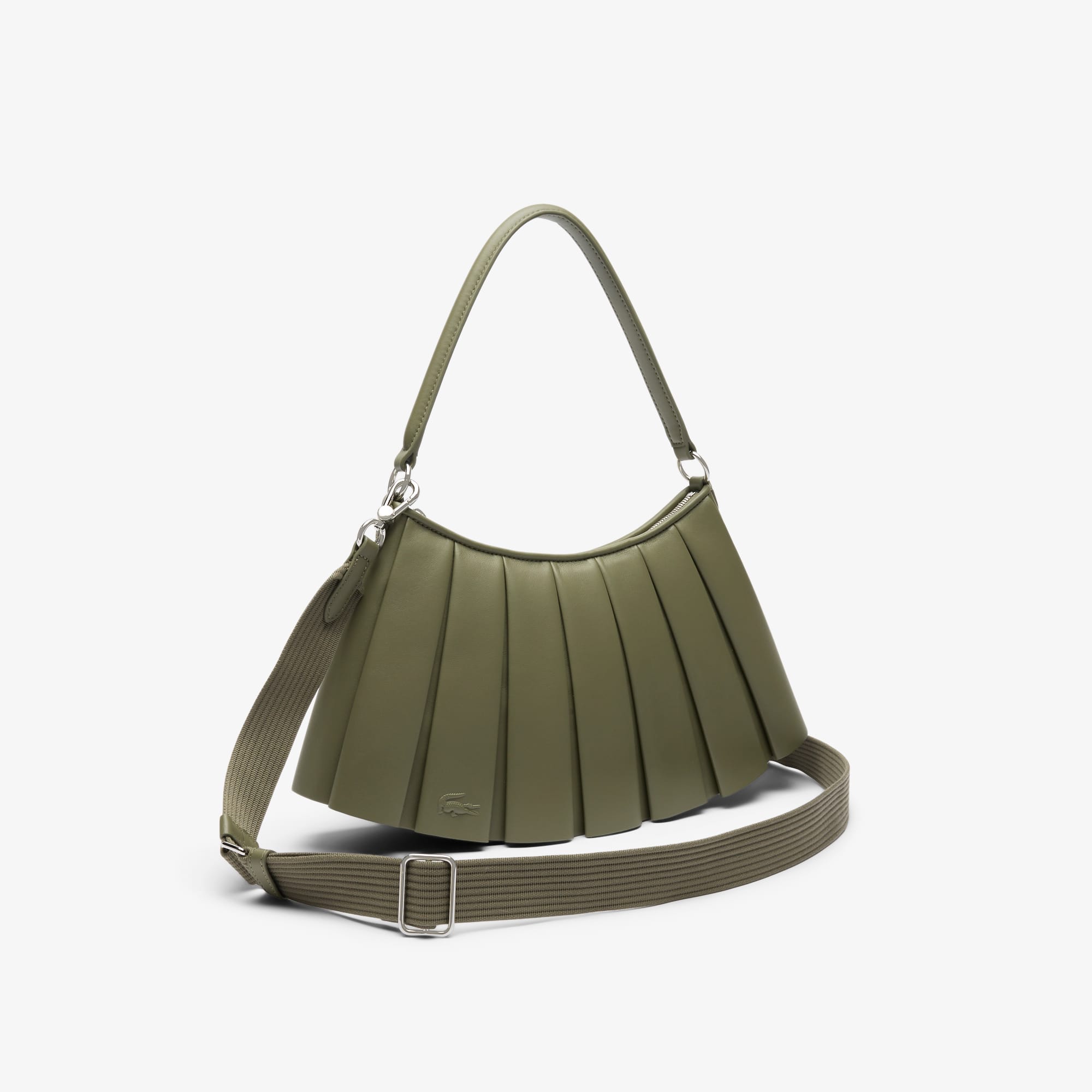 Medium Runway Lenglen Leather Bag - Kaki