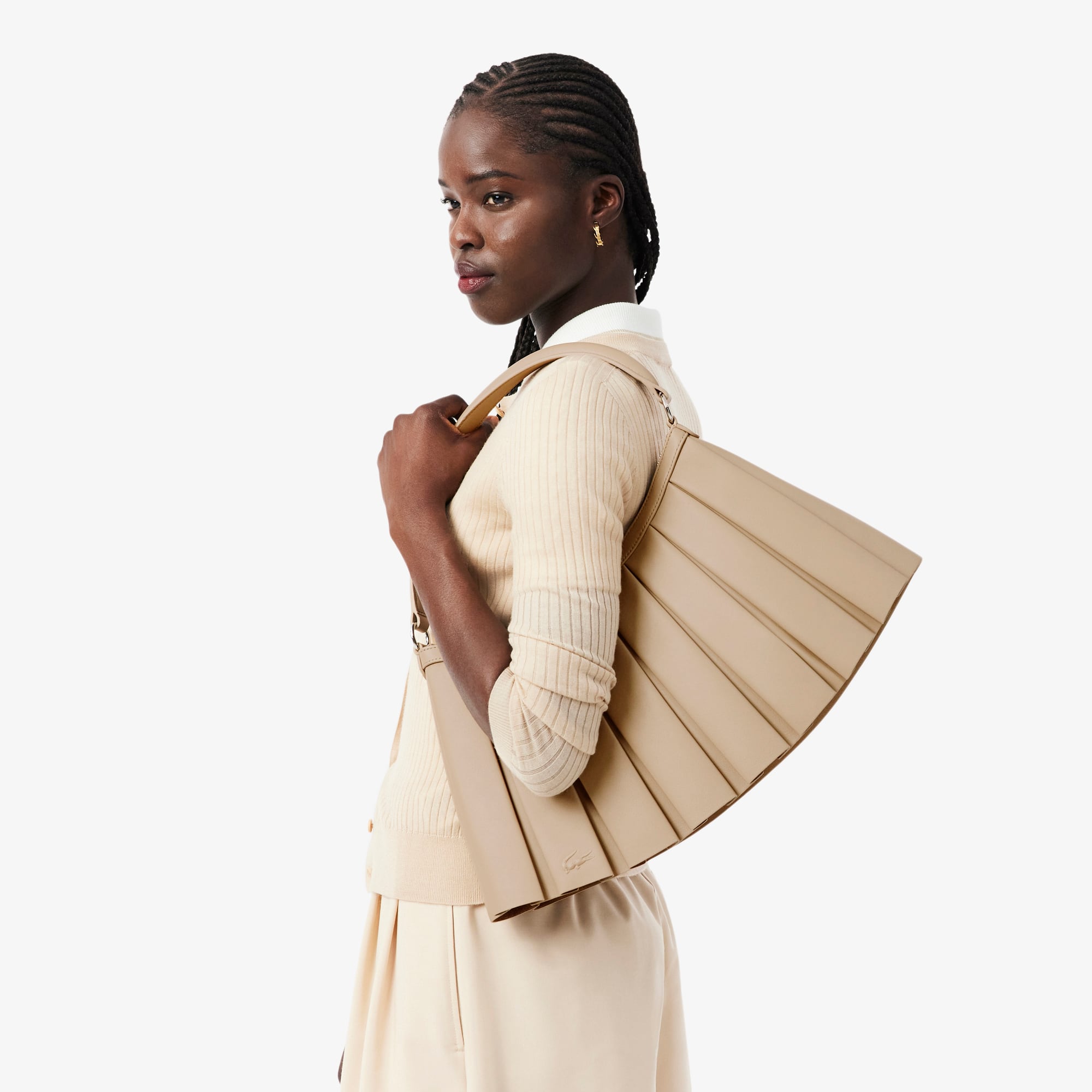 Large Lenglen Leather Bag - Viennois