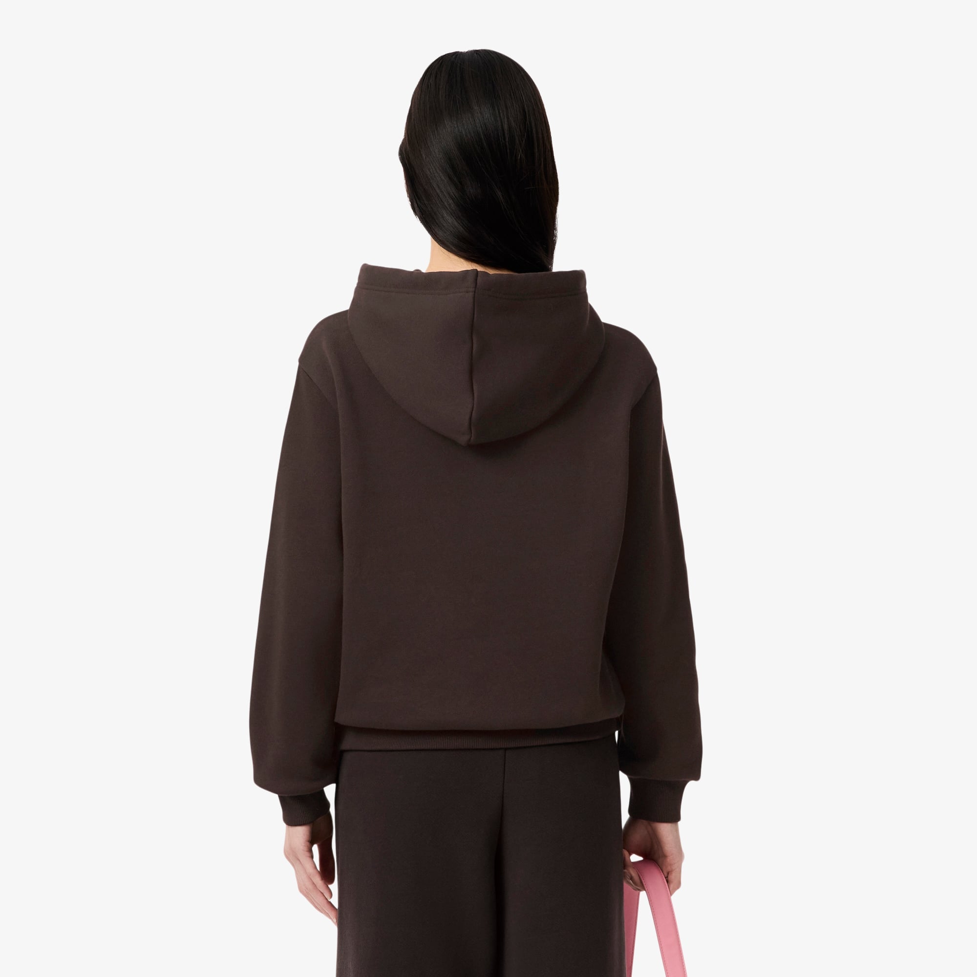 Women's Fleece Logo Hoodie - Brown