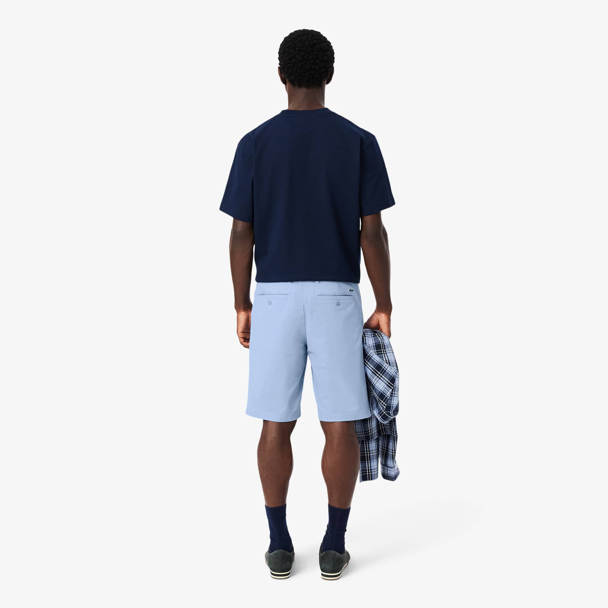 Stretch Twill Chino Shorts - Light Blue