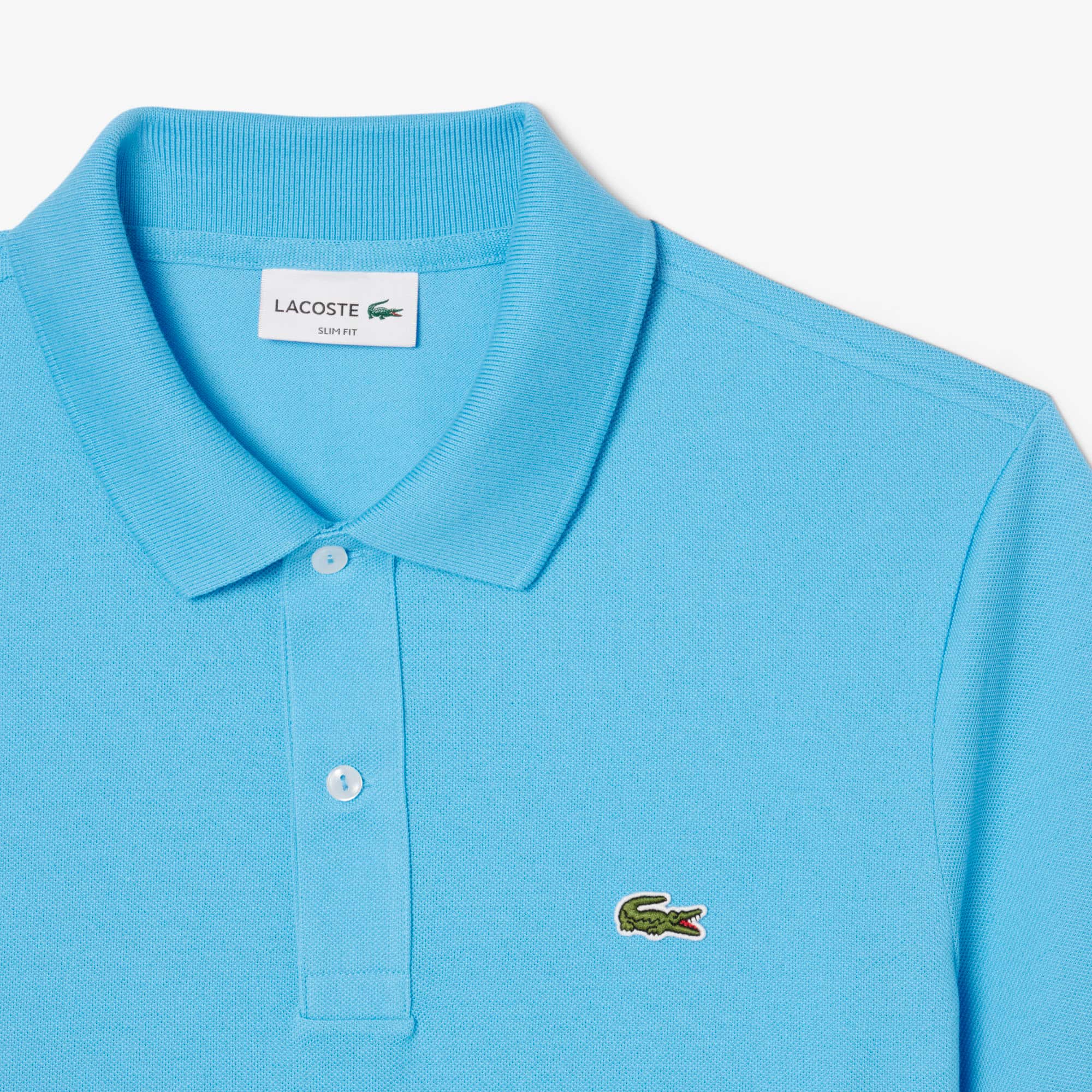 Men's Slim Fit Piqué Polo - Bonnie blue