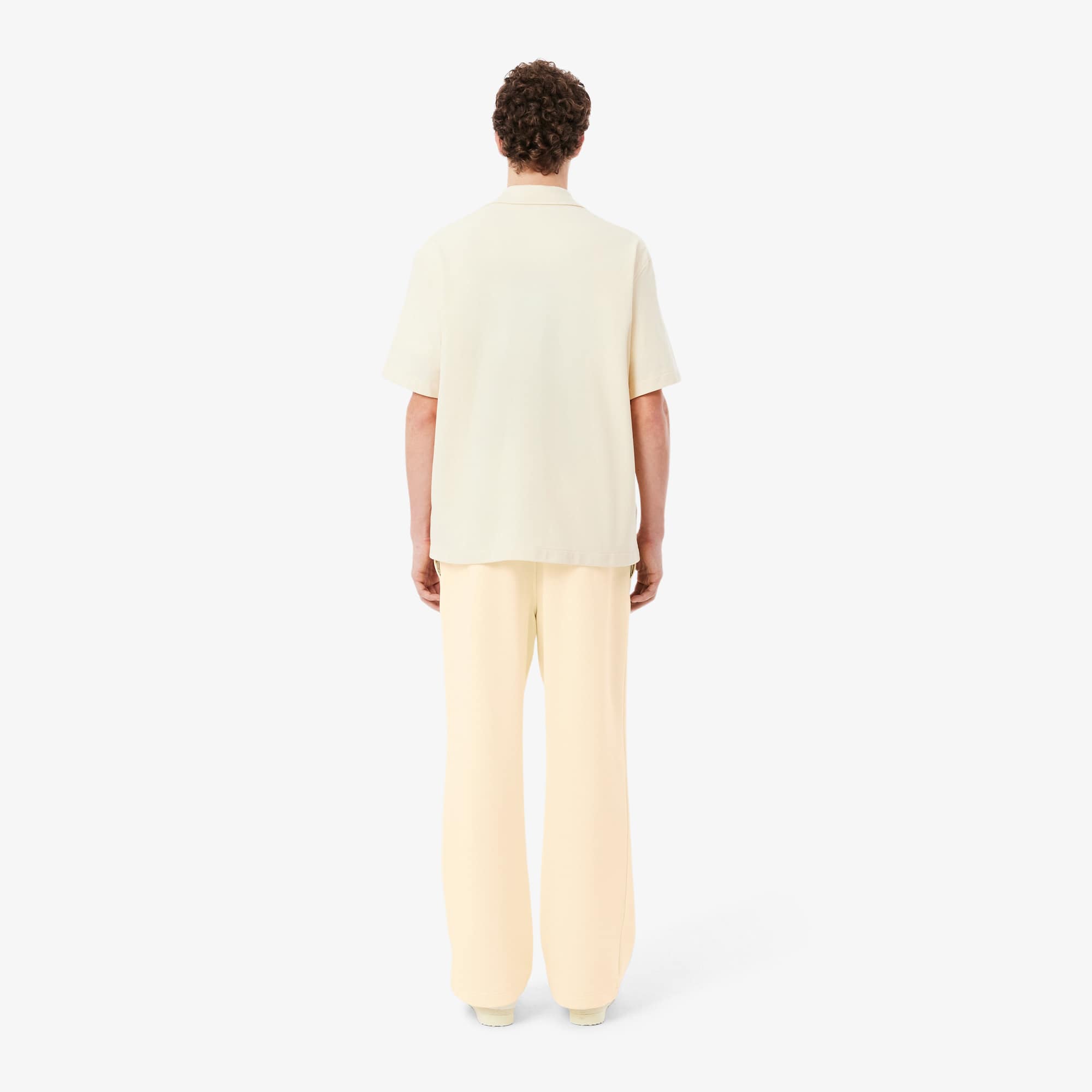 Men's Loose Fit Fleece Sweatpants - Lemon Beige
