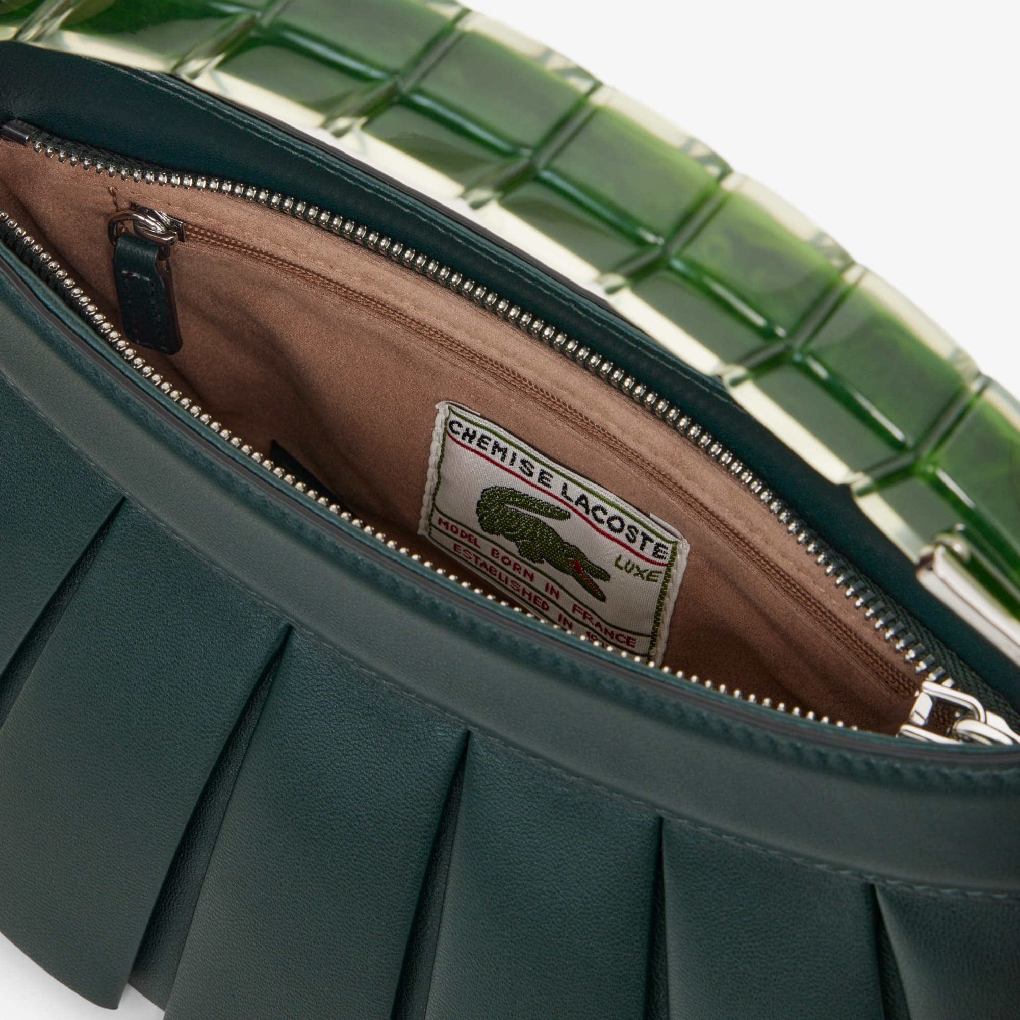 Runway H Lenglen Leather Bag - Green gables