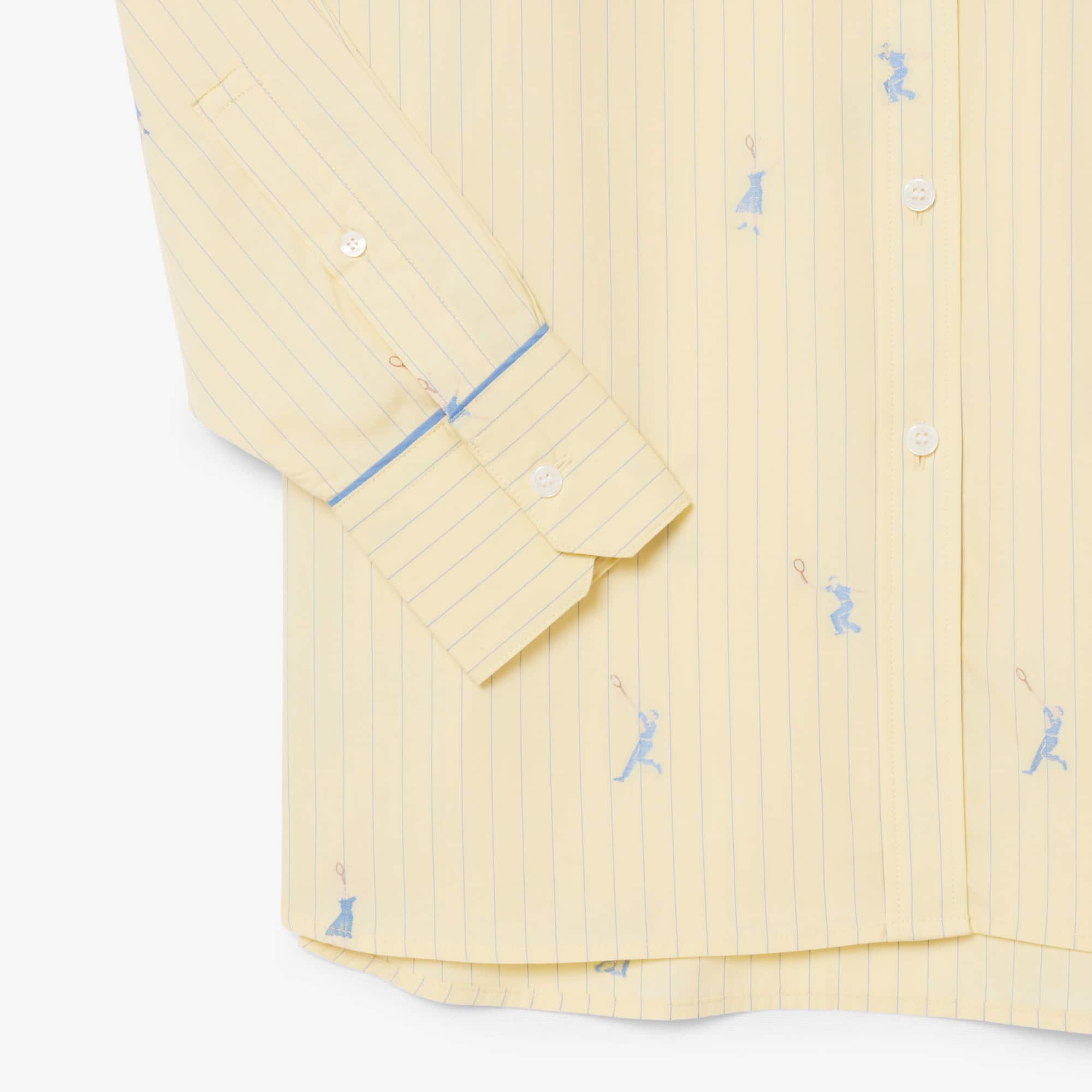 Oversized Shirt with Motifs - Jaune / Bleu