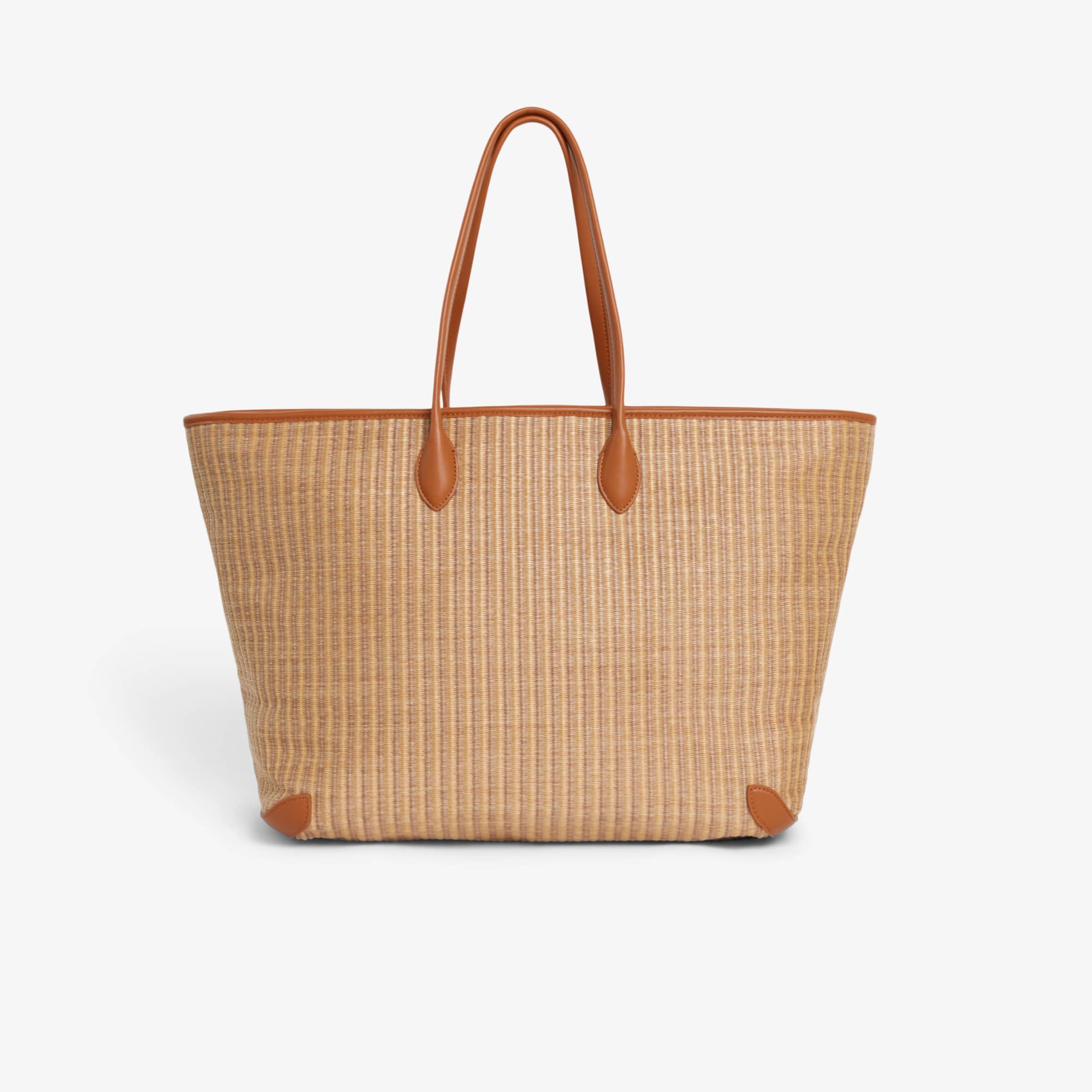 Summer Pack Raffia Tote - Natural tan