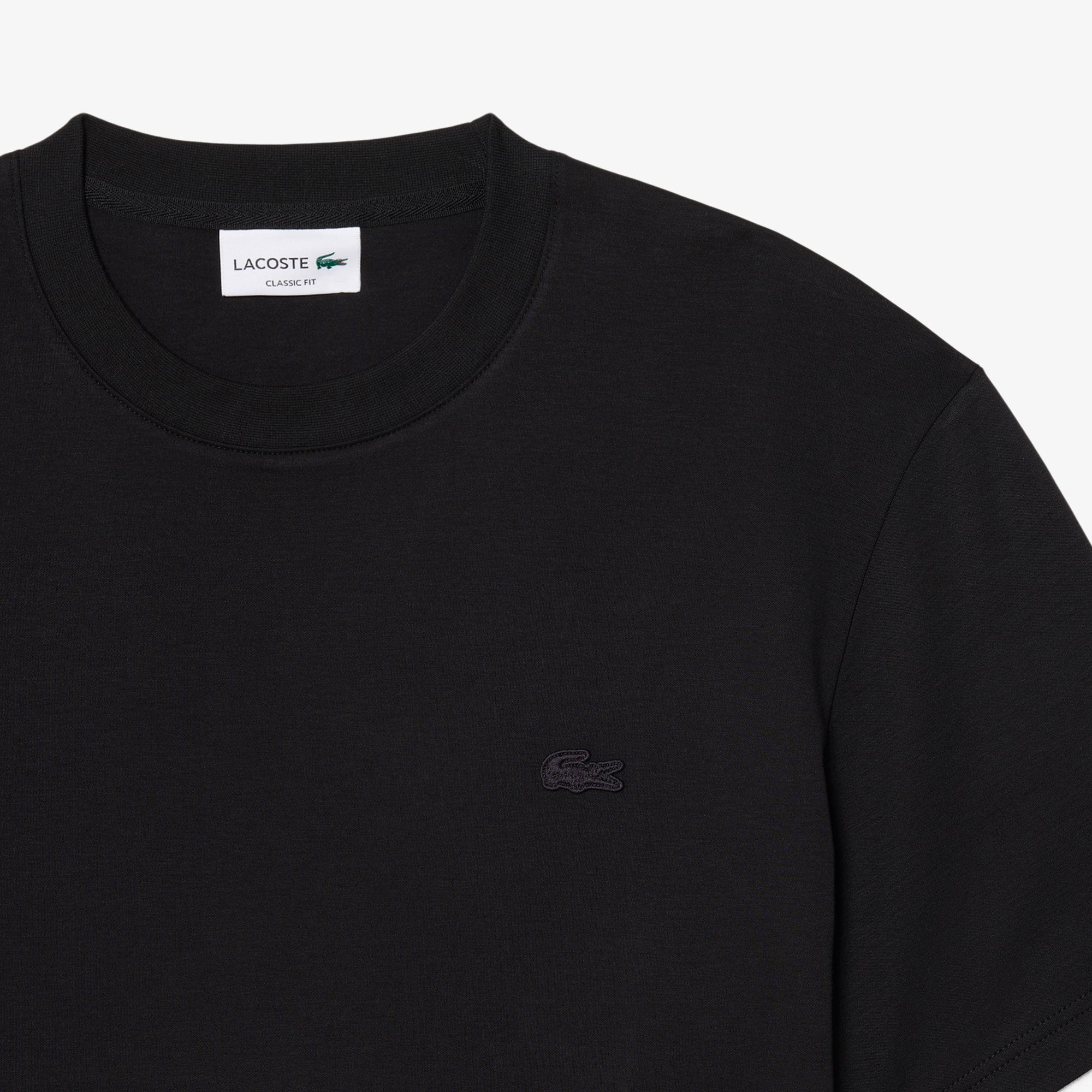 Men's Embroidered Signature T-Shirt - Black