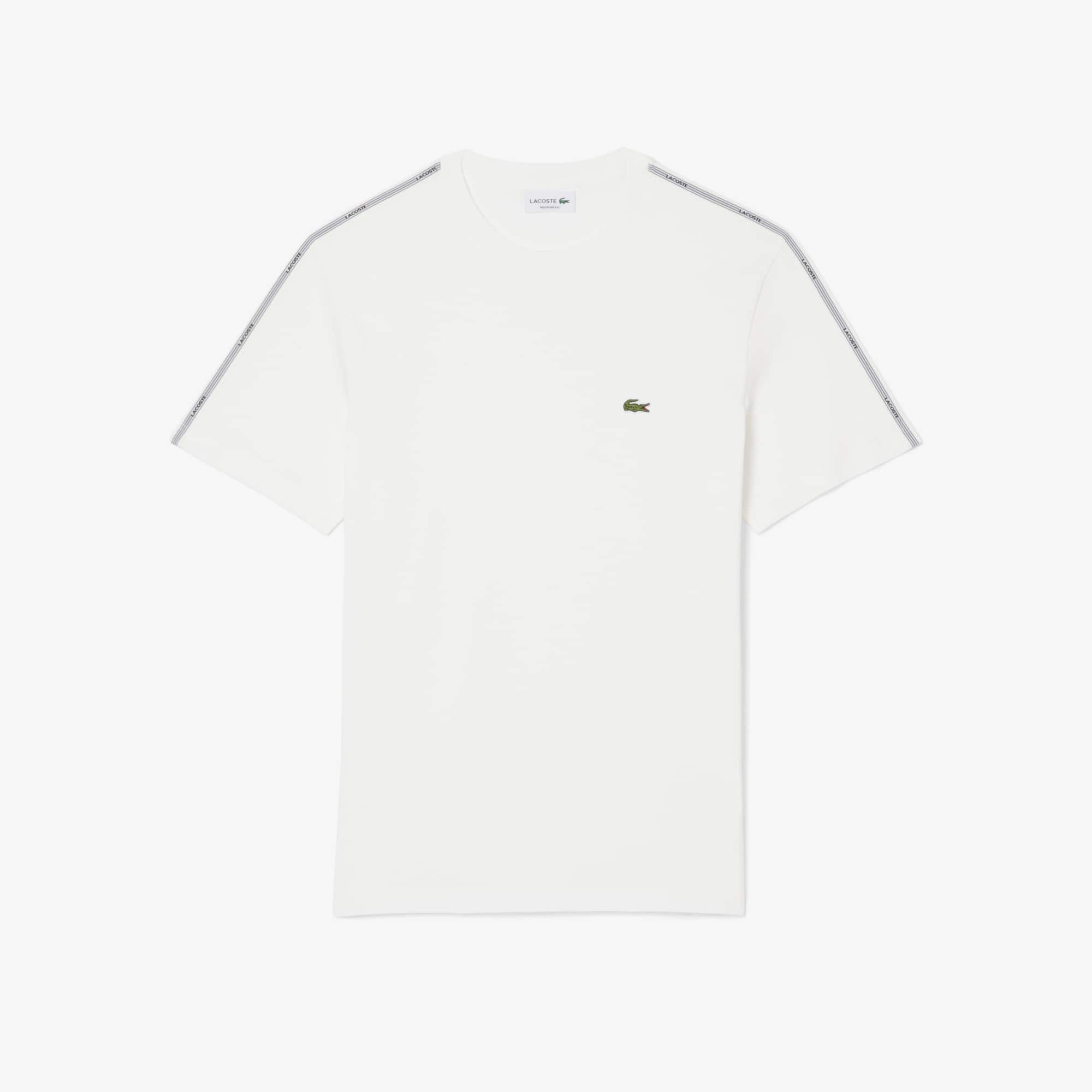 Branded Stripe Band T-Shirt - White