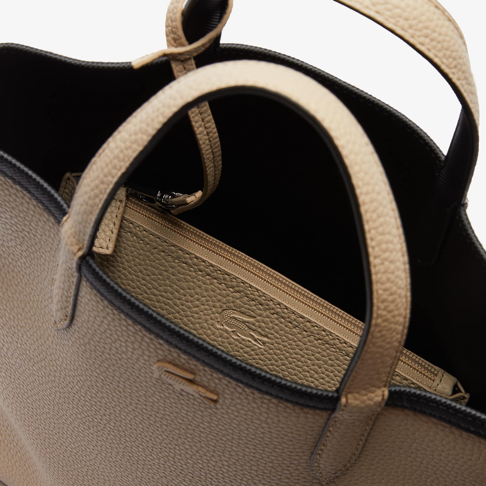 Anna Vertical Reversible Tote - Noir krema