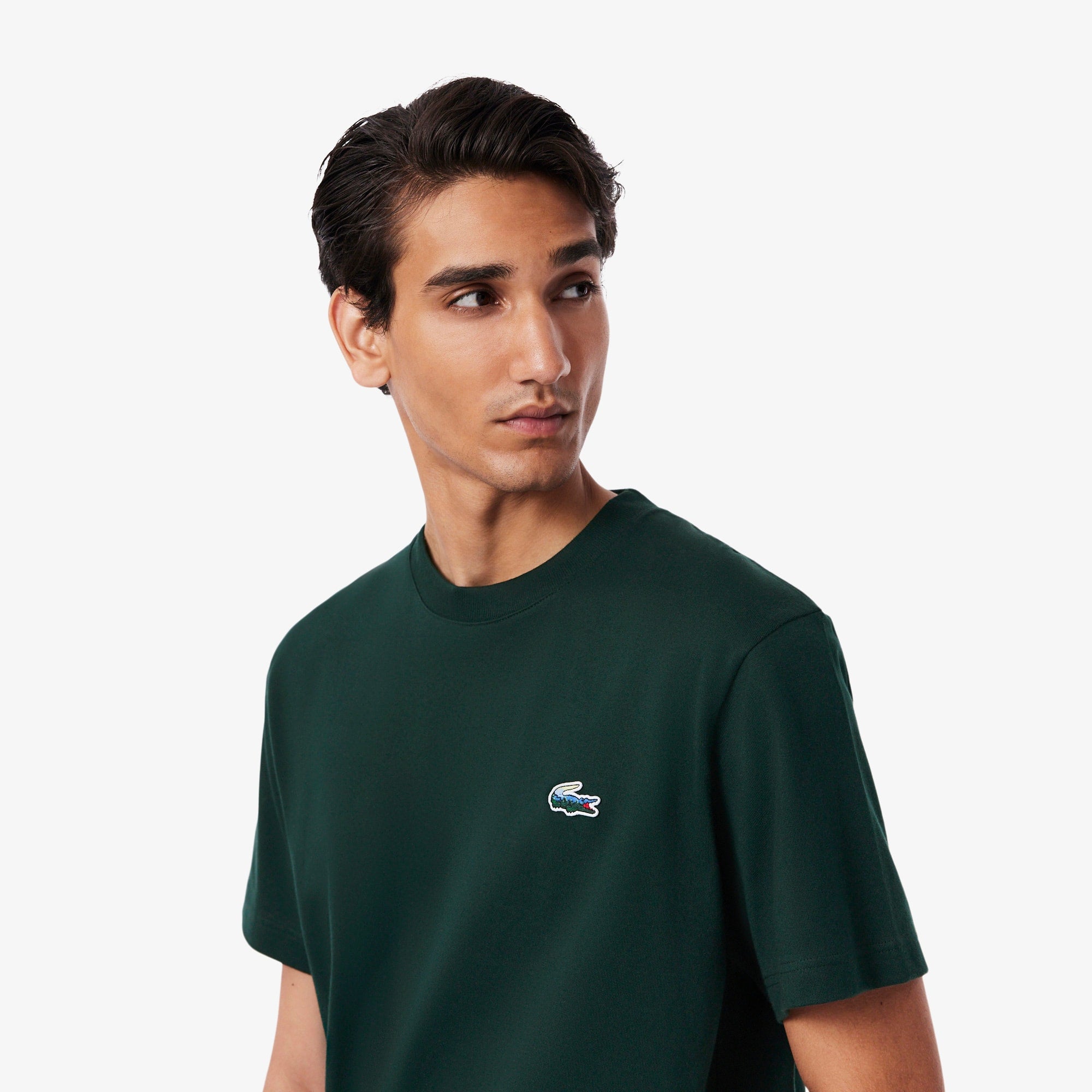 Men's Heavy Jersey Landscape T-Shirt - Forest green