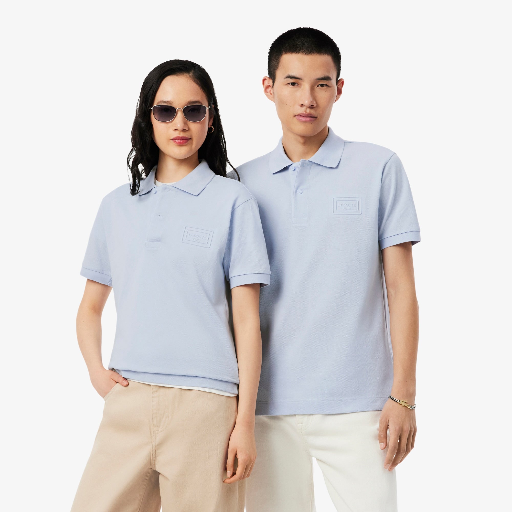 Classic Fit Embossed Branding Polo - Phoenix blue
