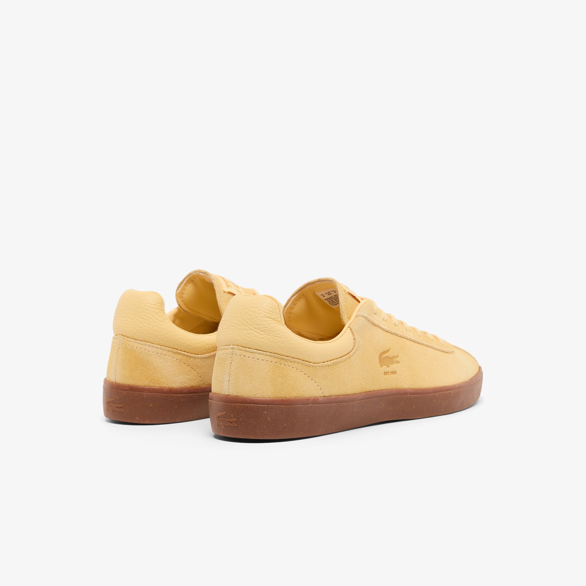 Men's Baseshot Suede Sneakers - LT YLW/GUM