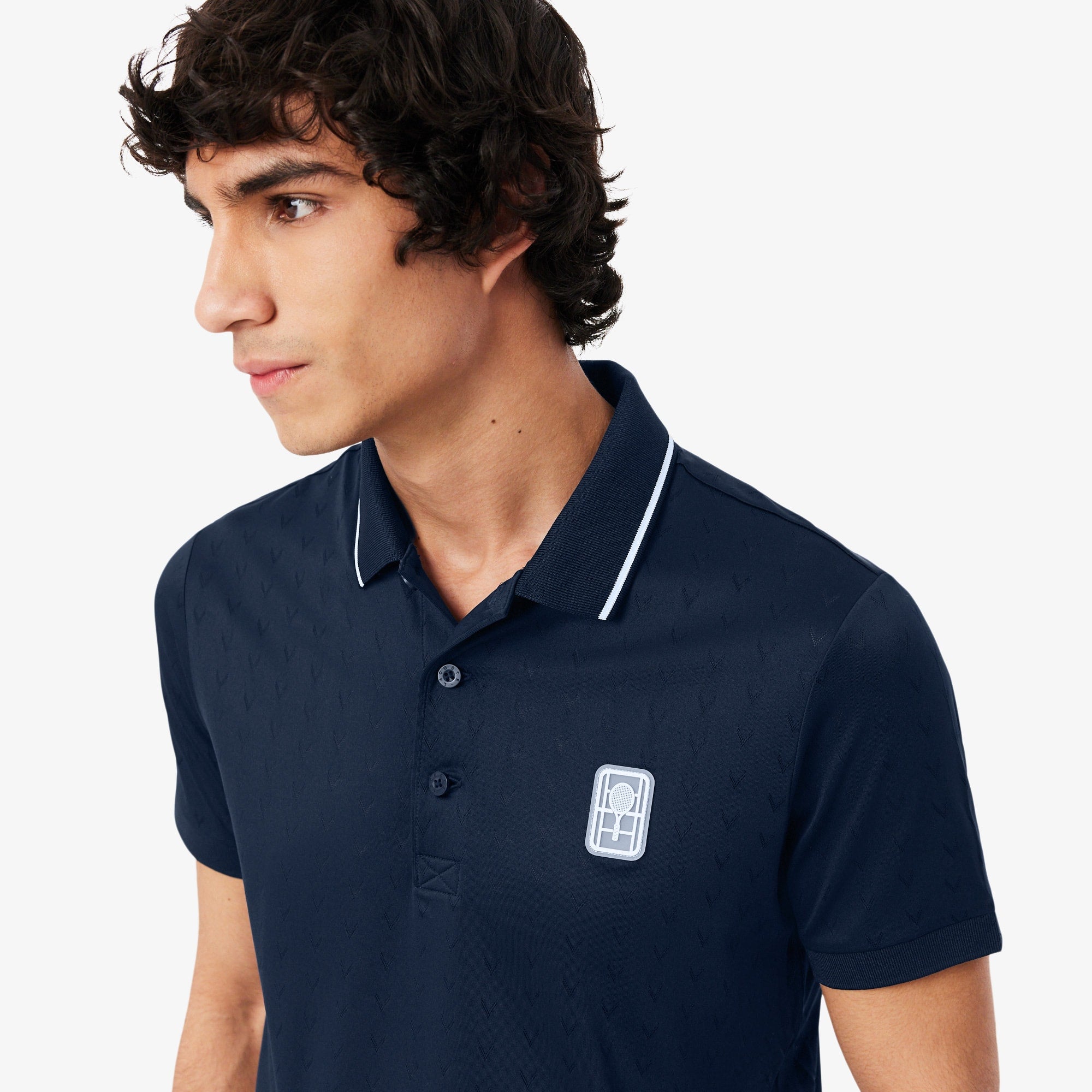 Tennis Heritage Ultra Dry Stretch Polo - Navy Blue
