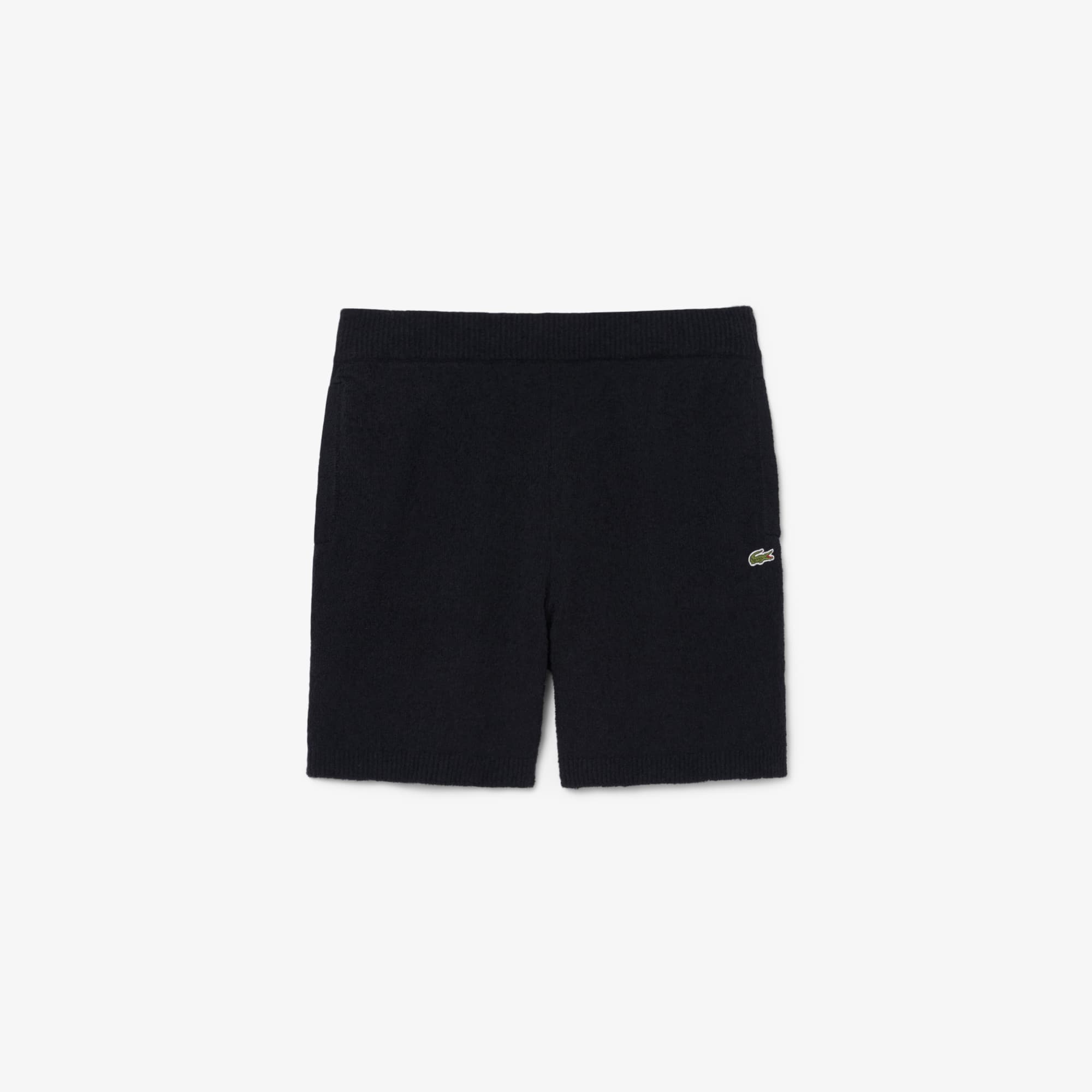 Bouclé Knit Shorts - Black