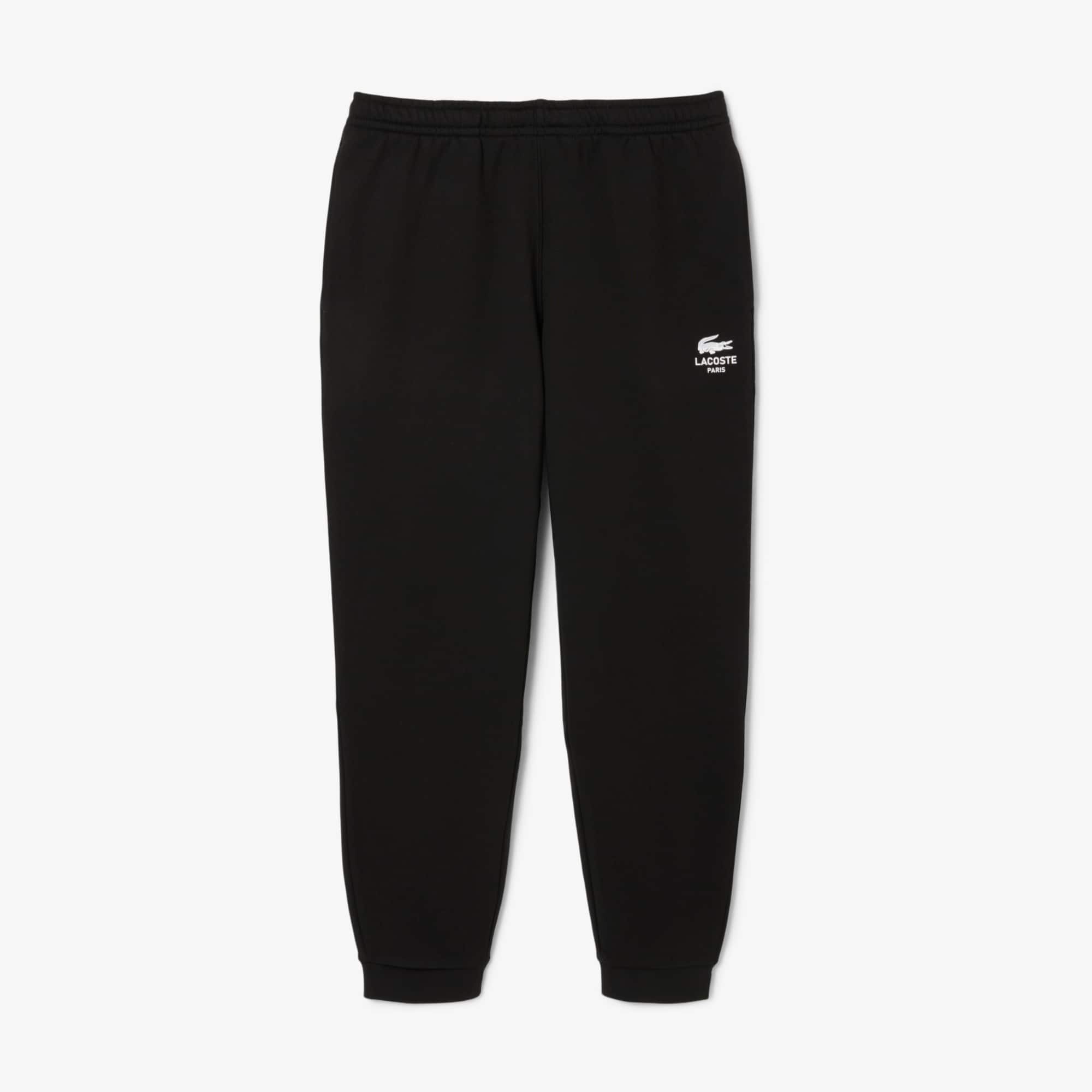 Unisex Tapered Leg Sweatpants - Black
