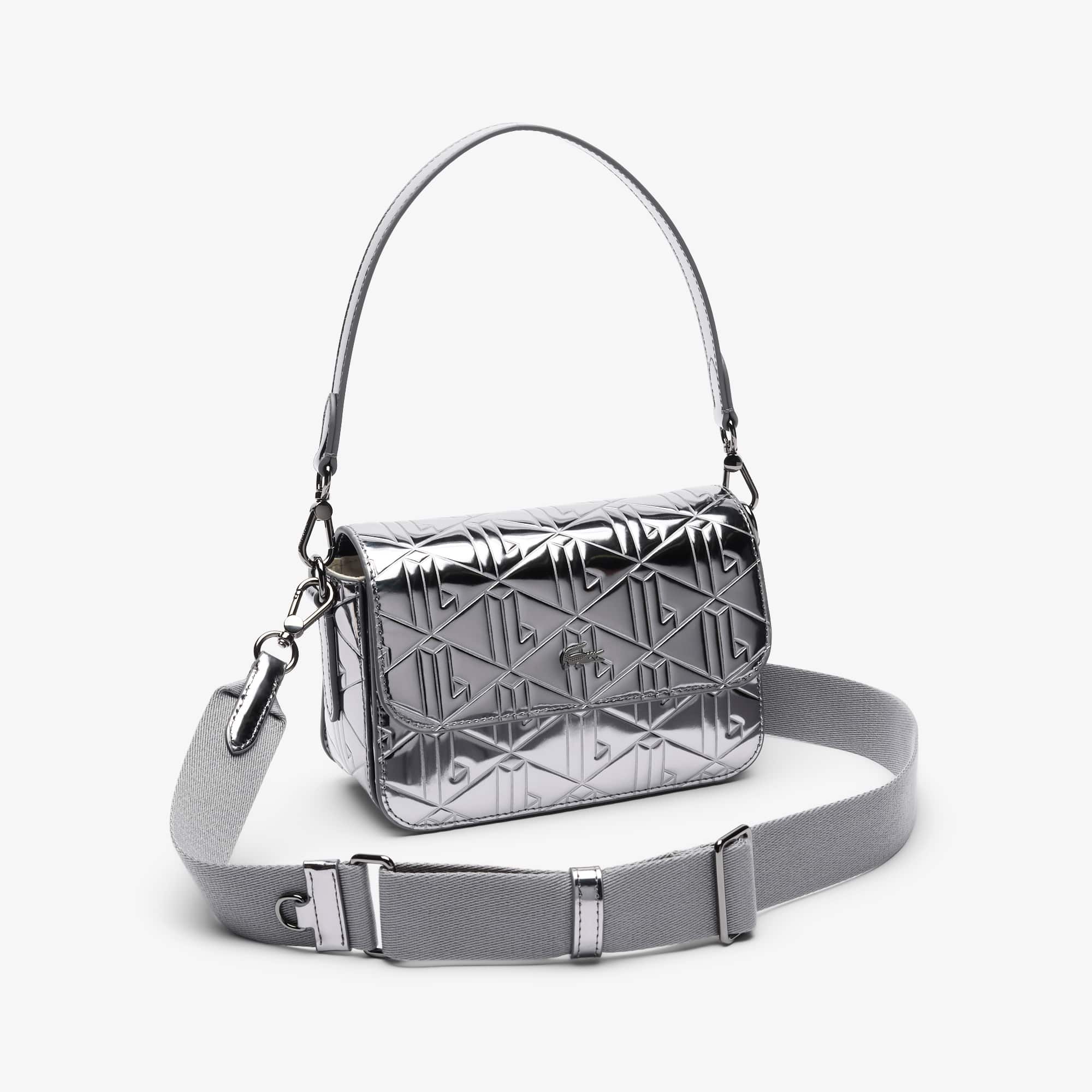 Metallic Shoulder Bag - SHINY DARK SILVER