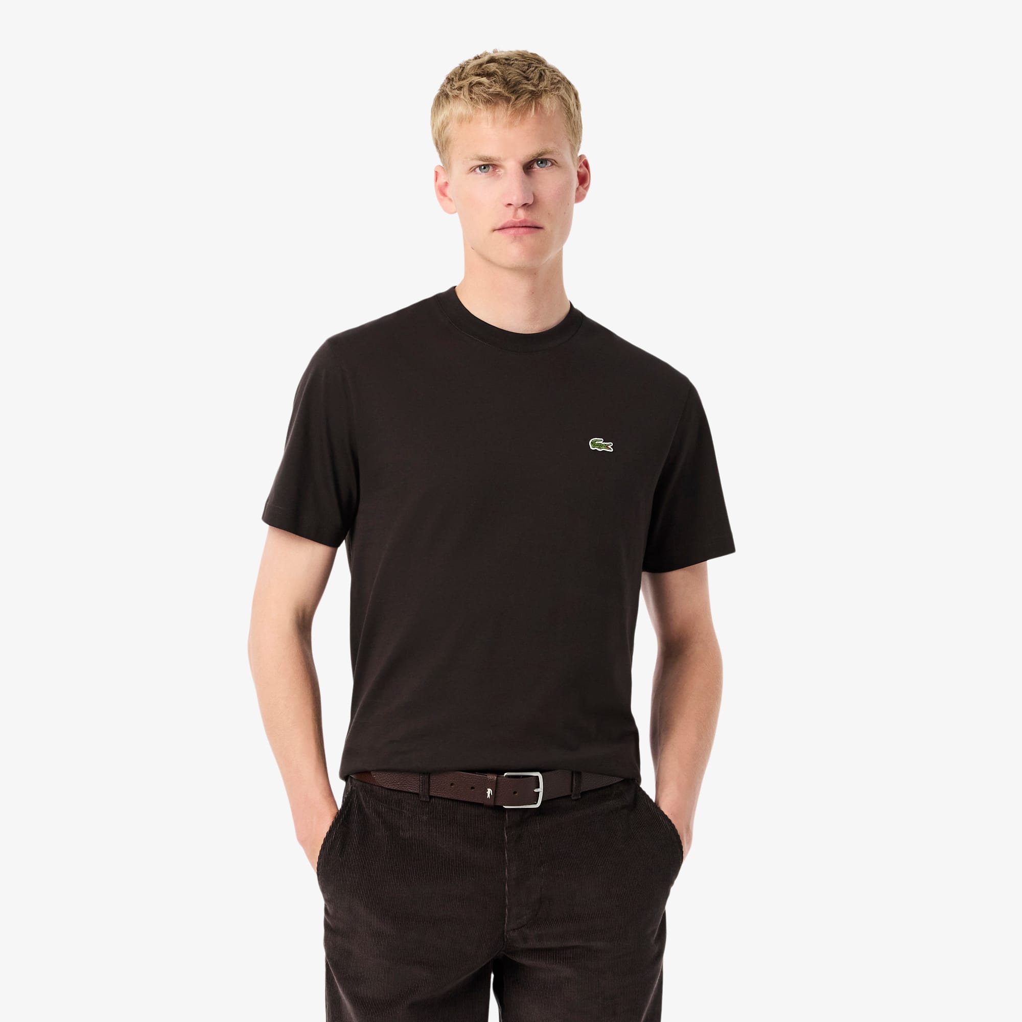 Men's Cotton T-Shirt - Brown