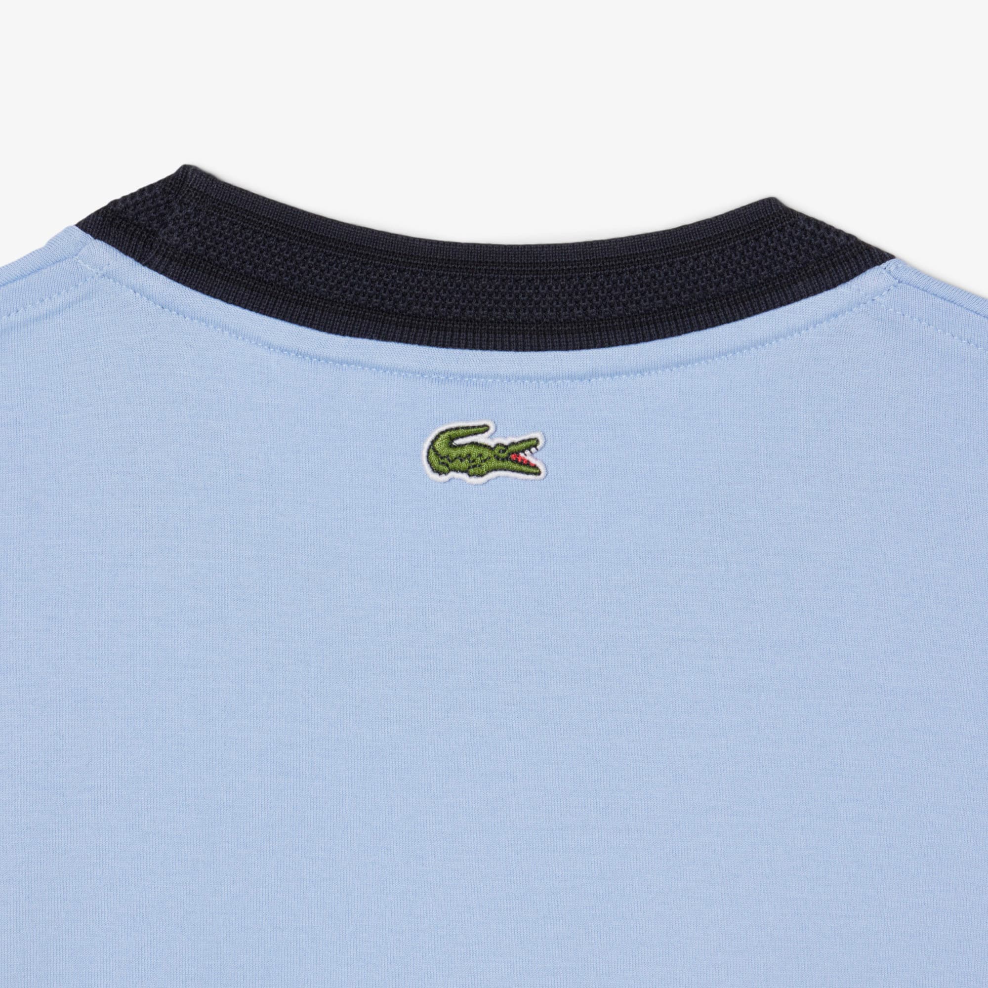 Made In France Badge Accent T-Shirt - Light Blue