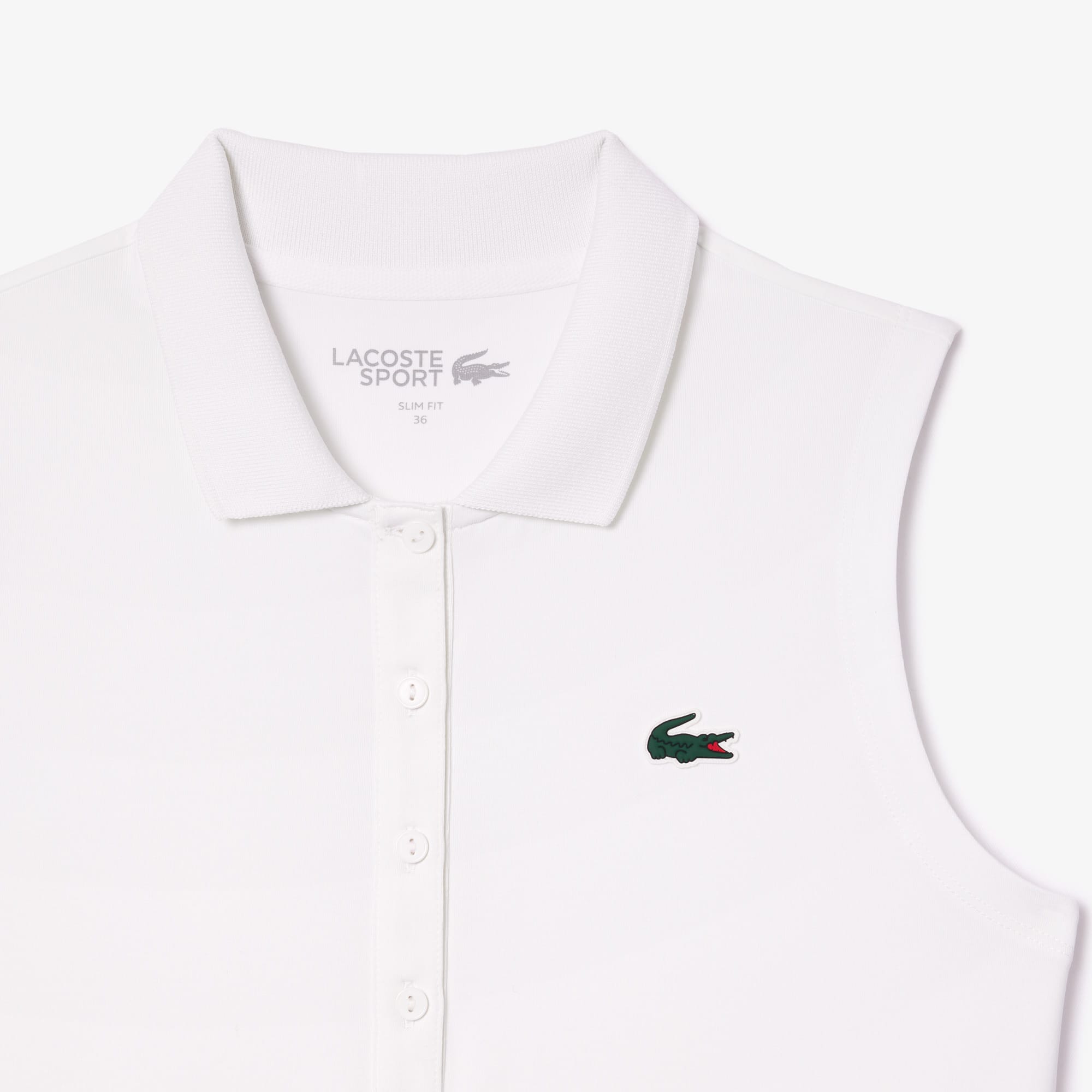 Women's Slim Fit UV Protect Stretch Golf Polo - White