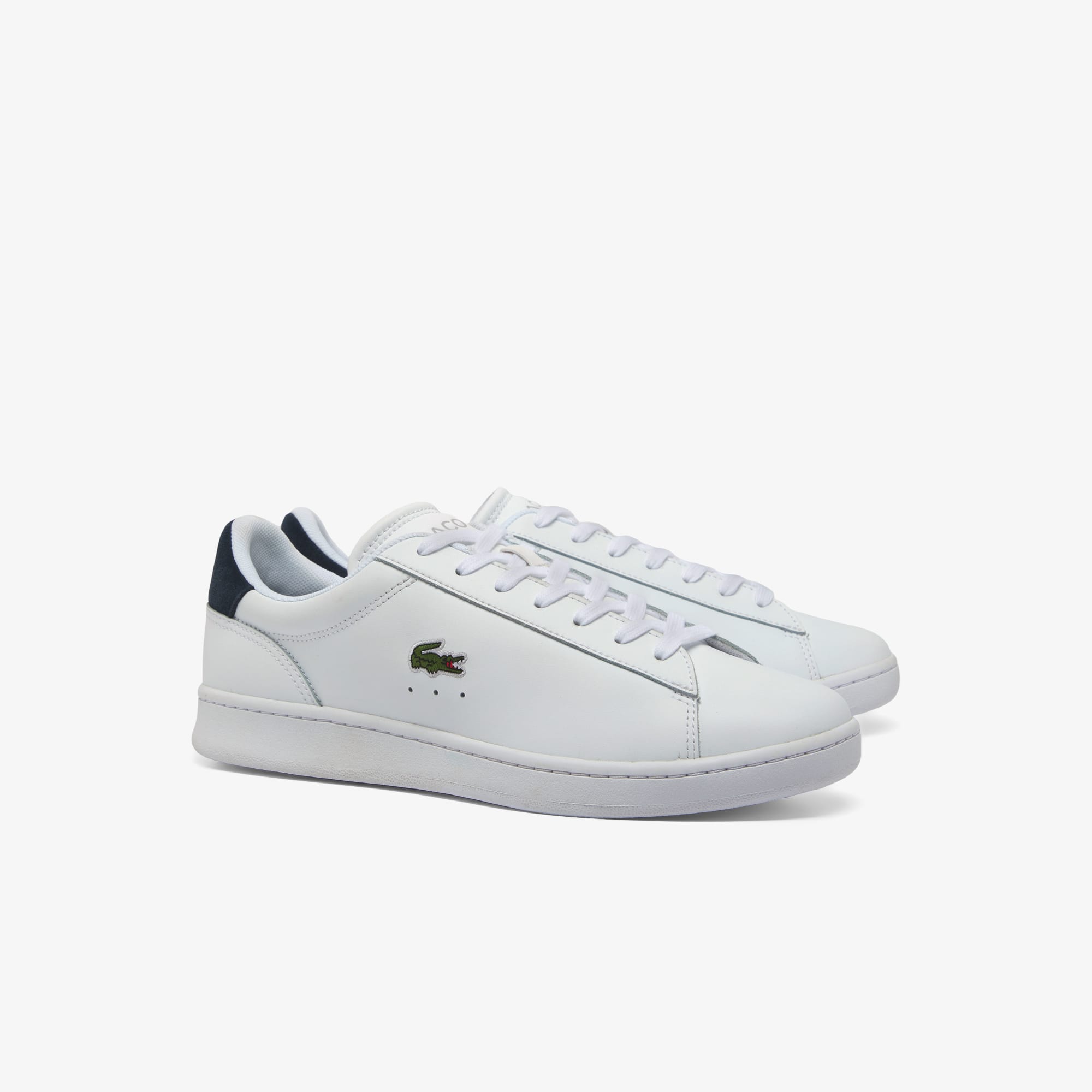 Men's Carnaby Set Leather Sneakers - WHITE / NAVY