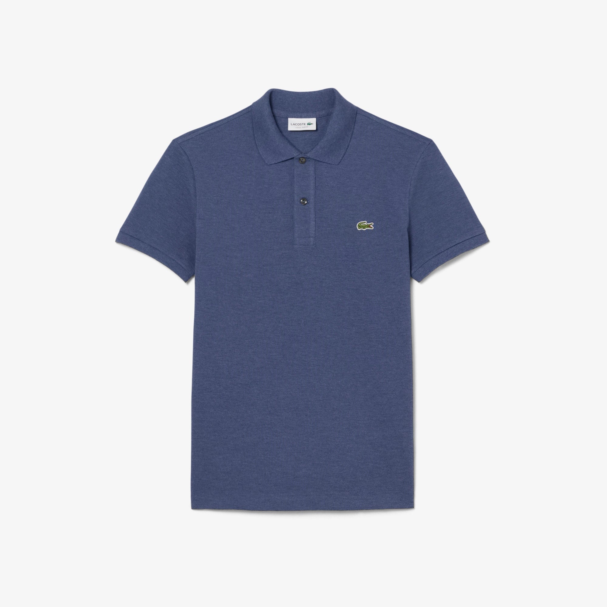 Men's Slim Fit Piqué Polo - Bleu Chine