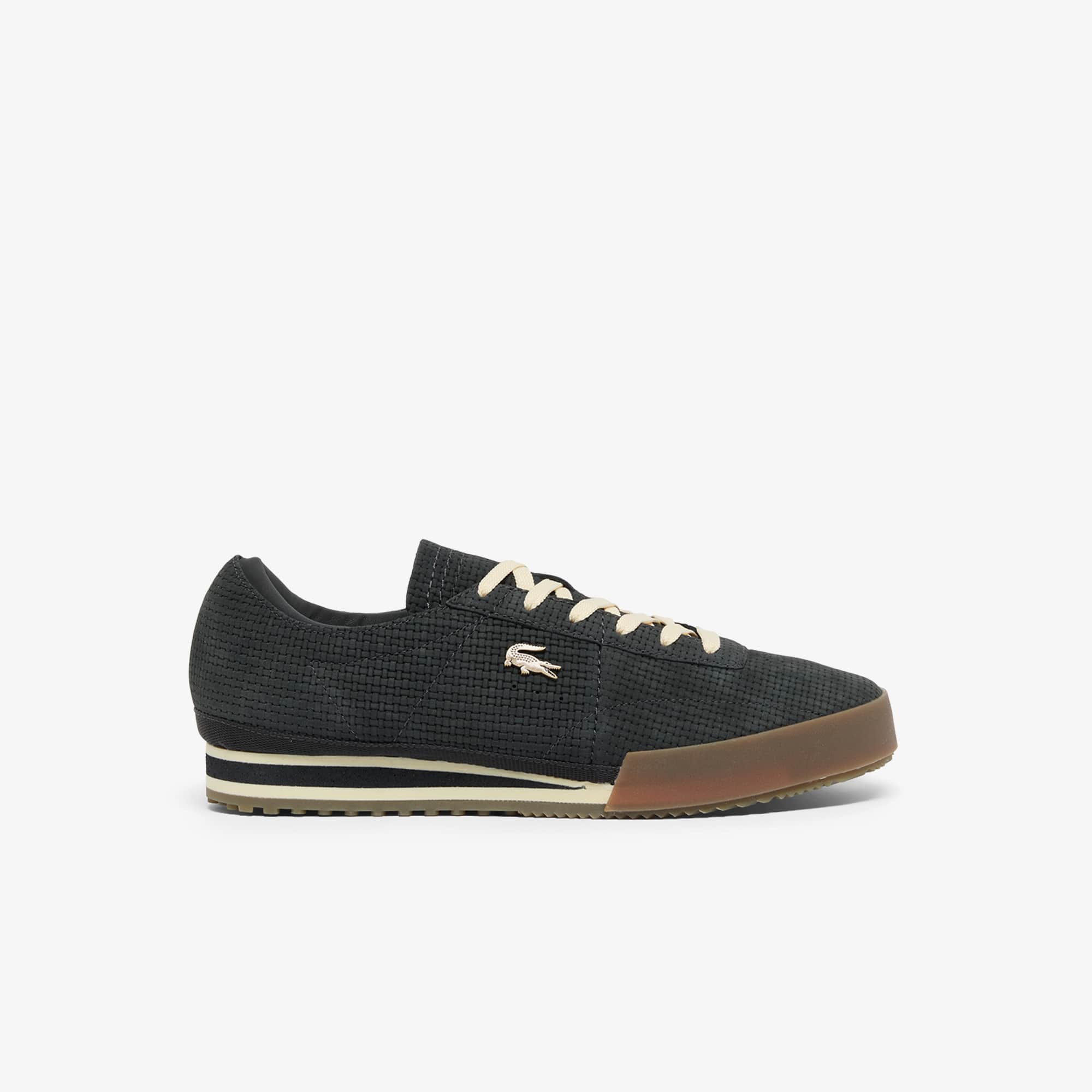 Men's Aura Leather Sneakers - DK GRY/GUM