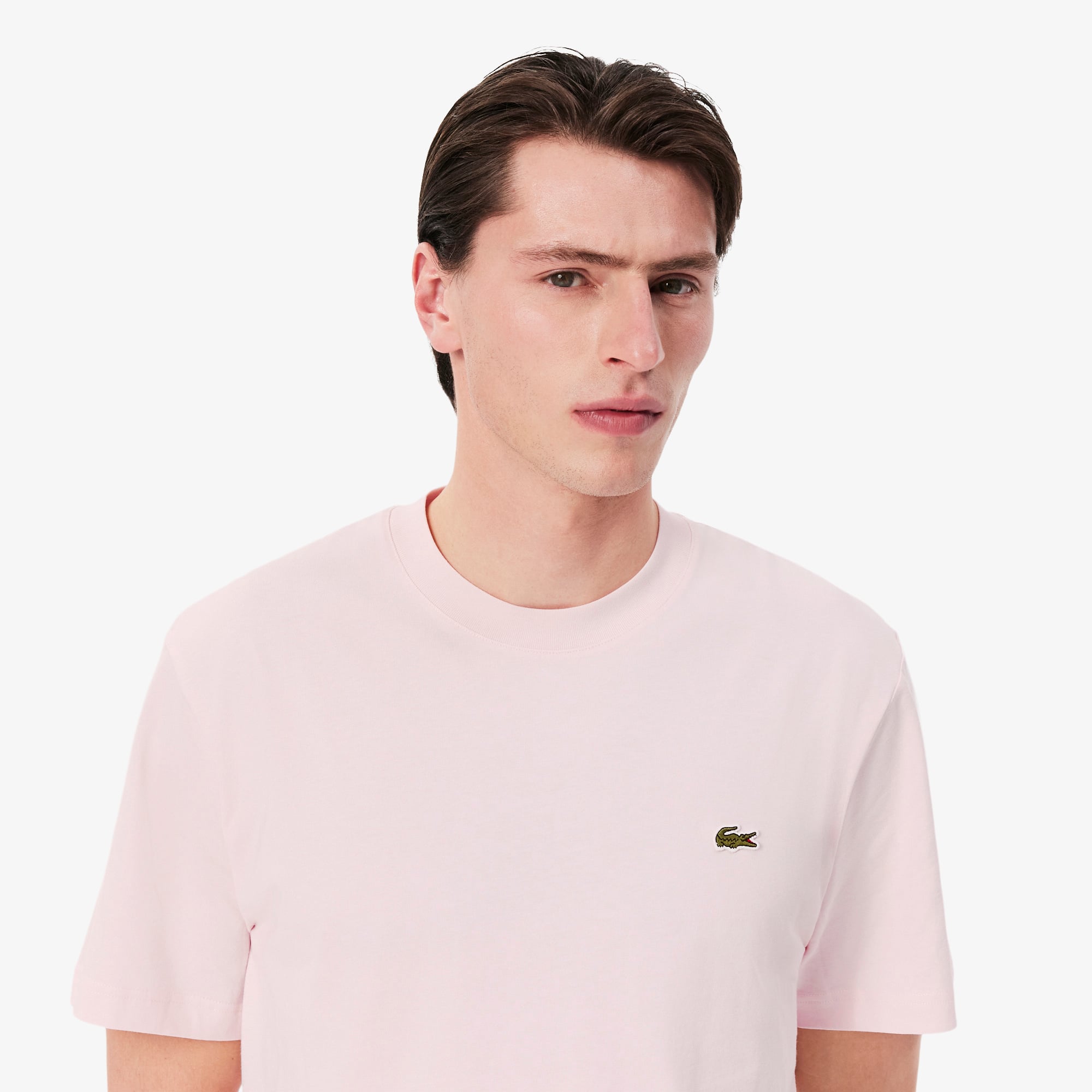 Men's Cotton T-Shirt - Light Pink