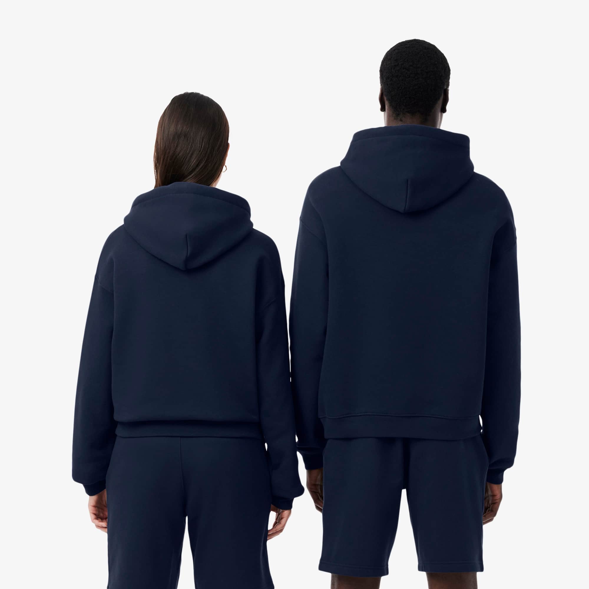 Unisex Heavy Fleece Hoodie - Navy Blue