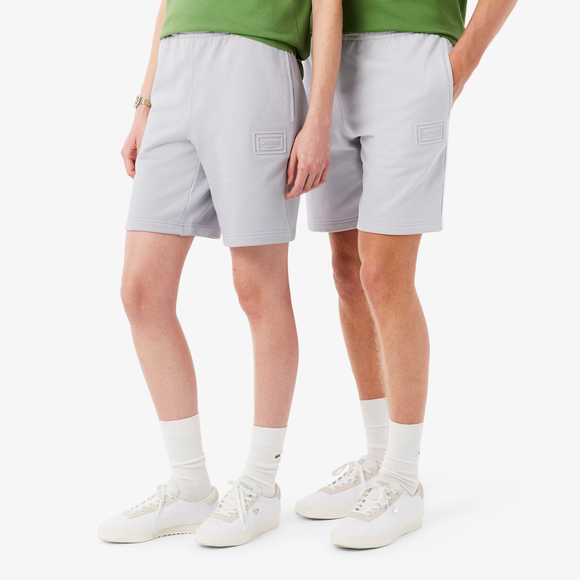 Regular Fit Fleece Shorts - Light Grey