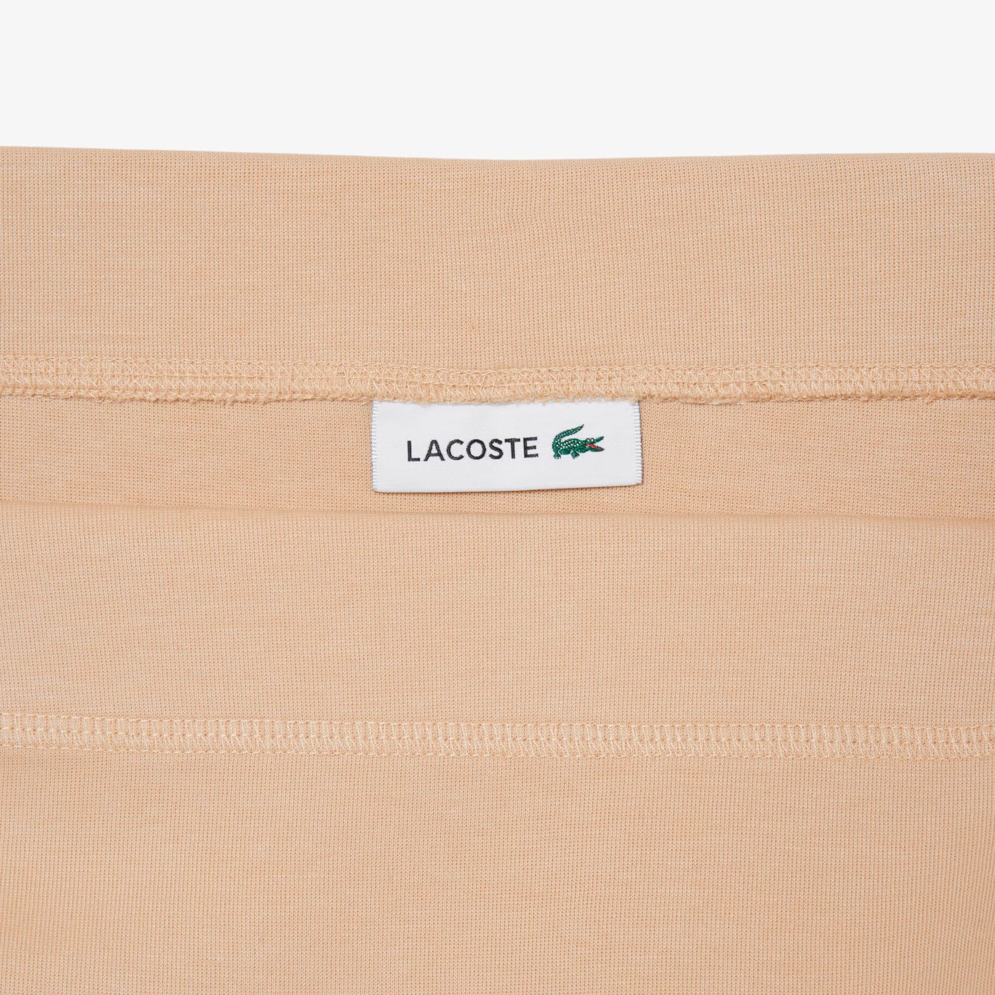 Pleated Cotton Skirt - Beige