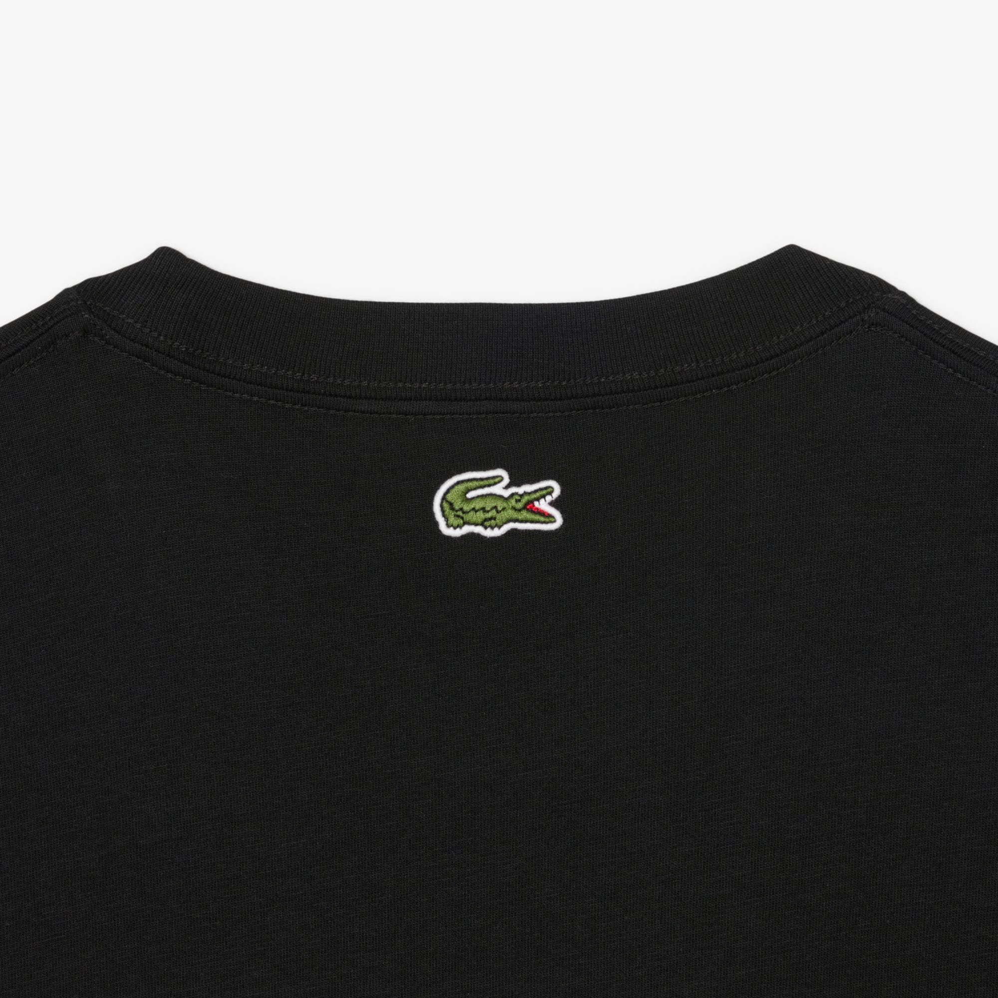 Printed Cotton T-Shirt - Black