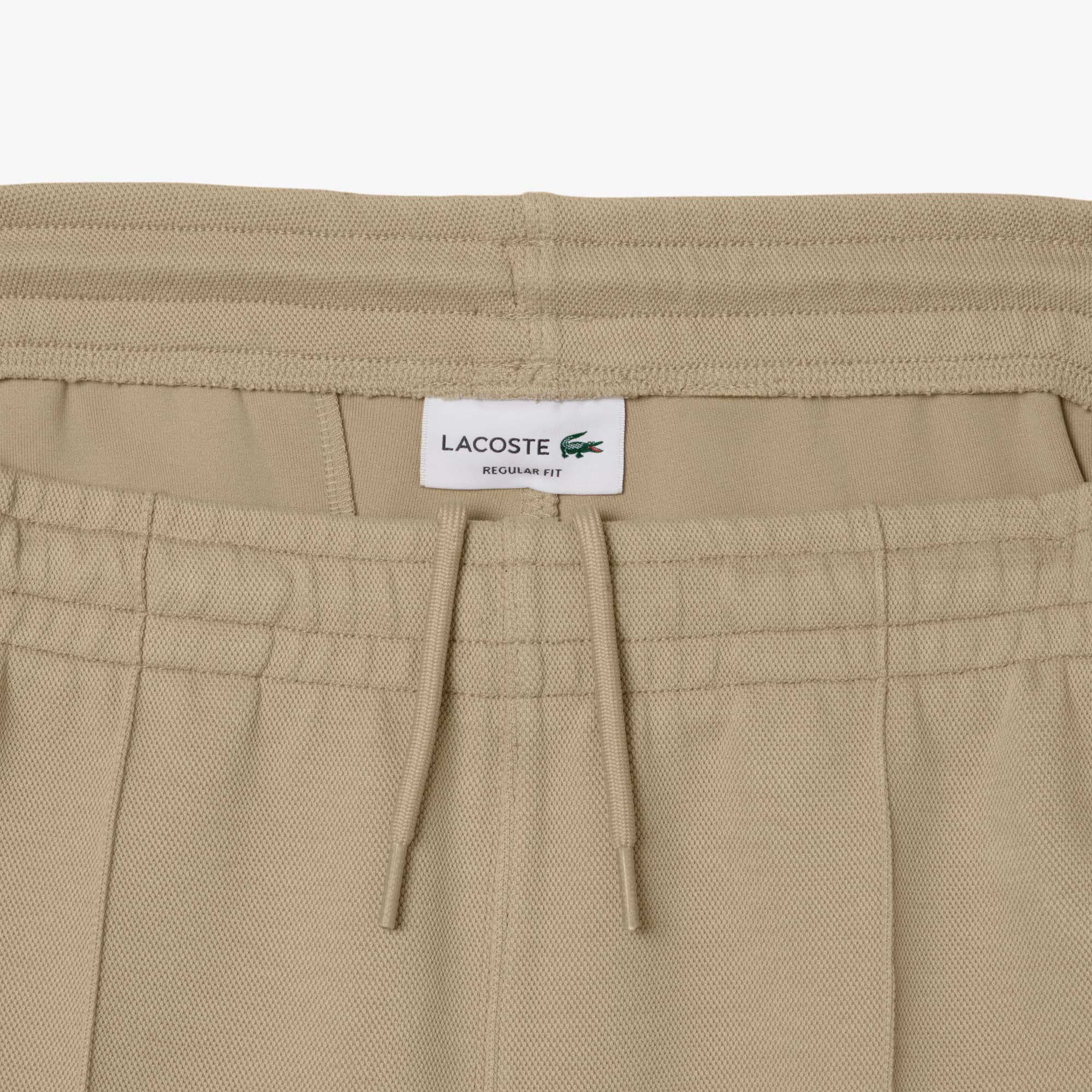 Men's Double Face Piqué Sweatpants - Beige