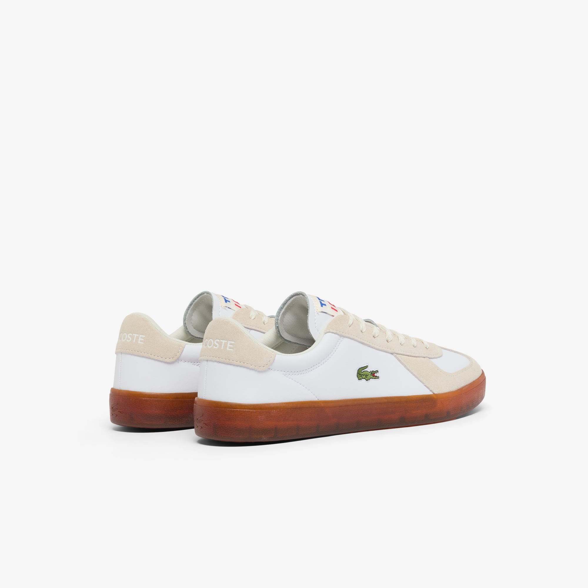 Men's Baseshot Pro Leather Sneakers - WHT/GUM