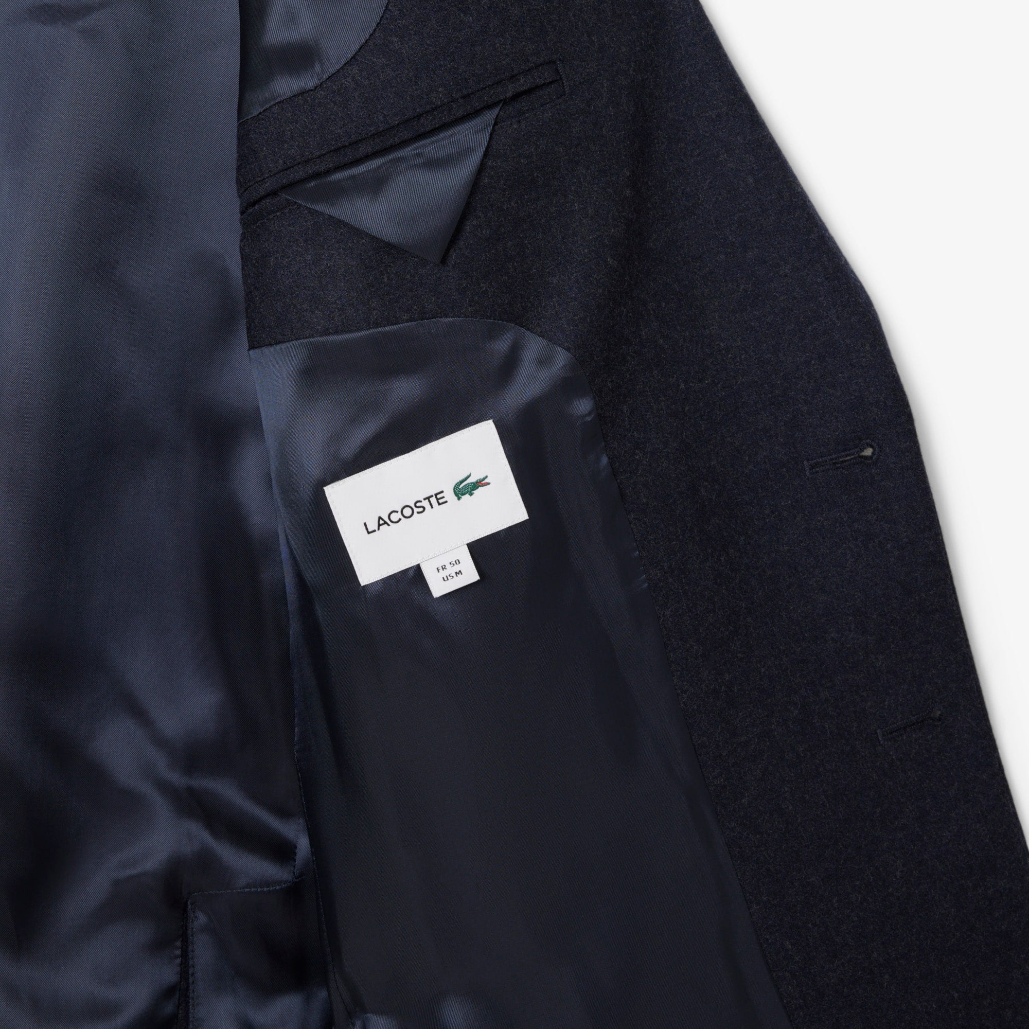 Men's Felted Wool Blazer - Blue
