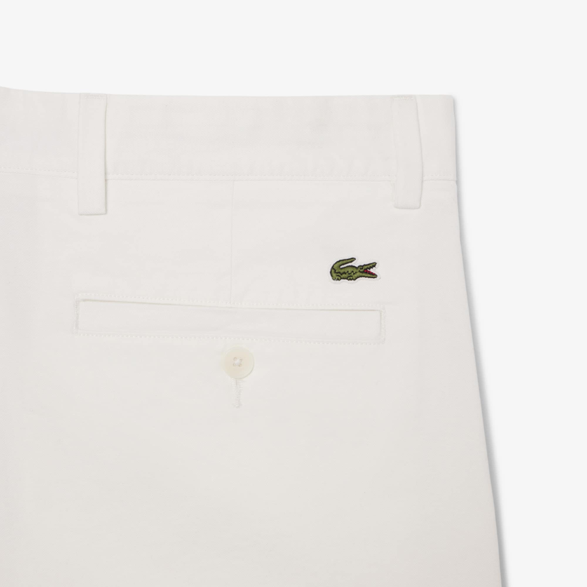 Stretch Twill Chino Shorts - White