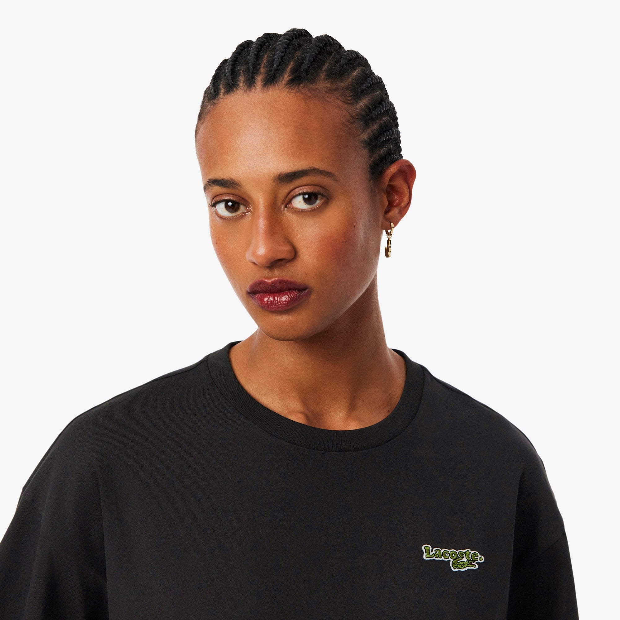 Casual Cotton Jersey T-Shirt - Black