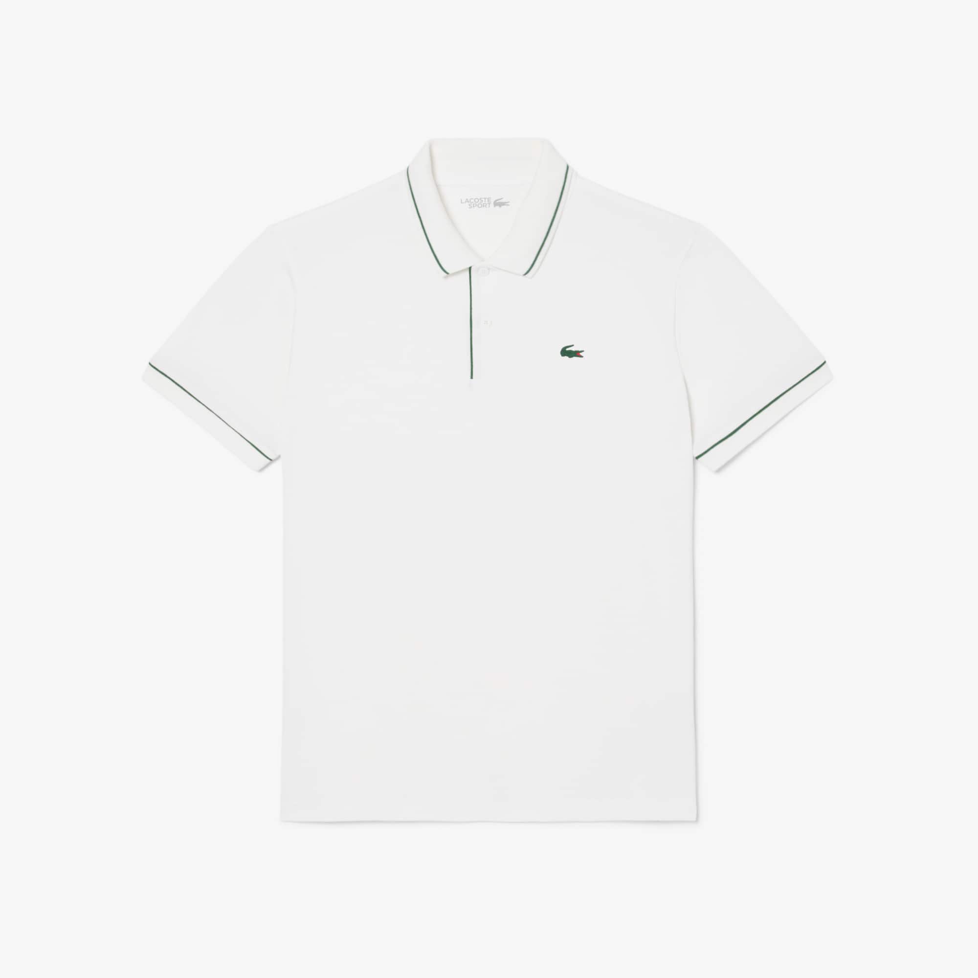 Heat Regulating Mini Piqué Golf Polo - White