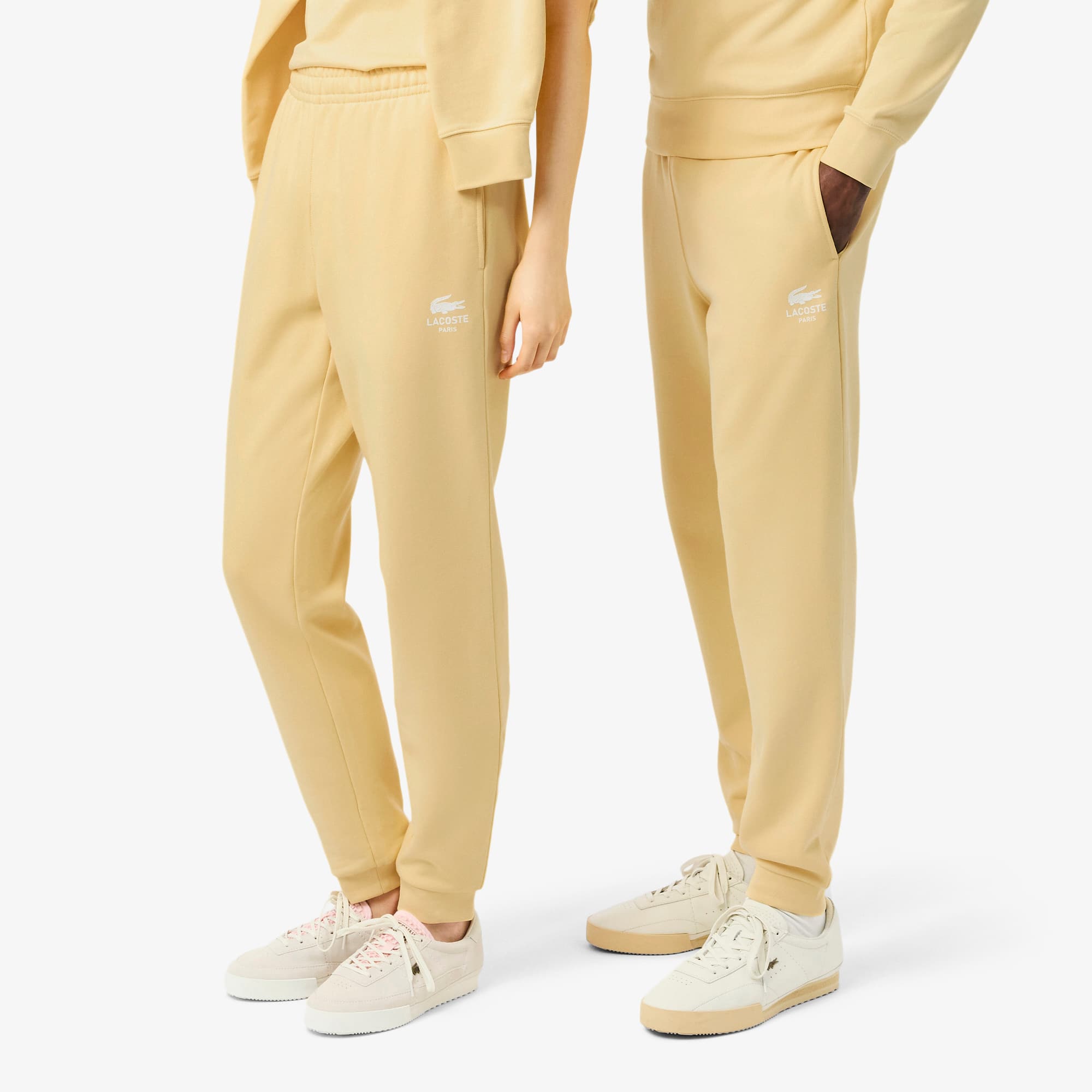 Unisex Tapered Leg Sweatpants - Yellow
