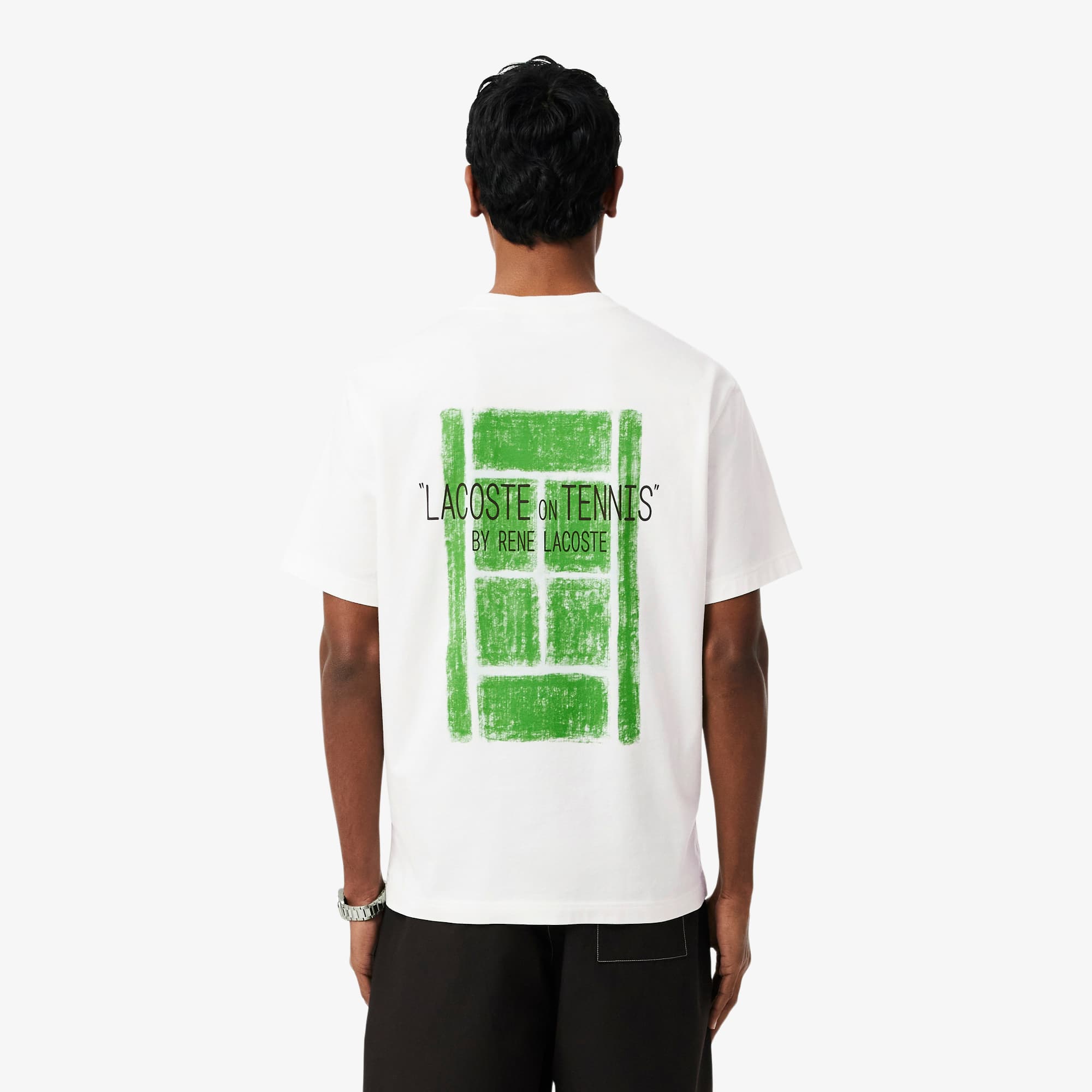 Printed Cotton T-Shirt - White