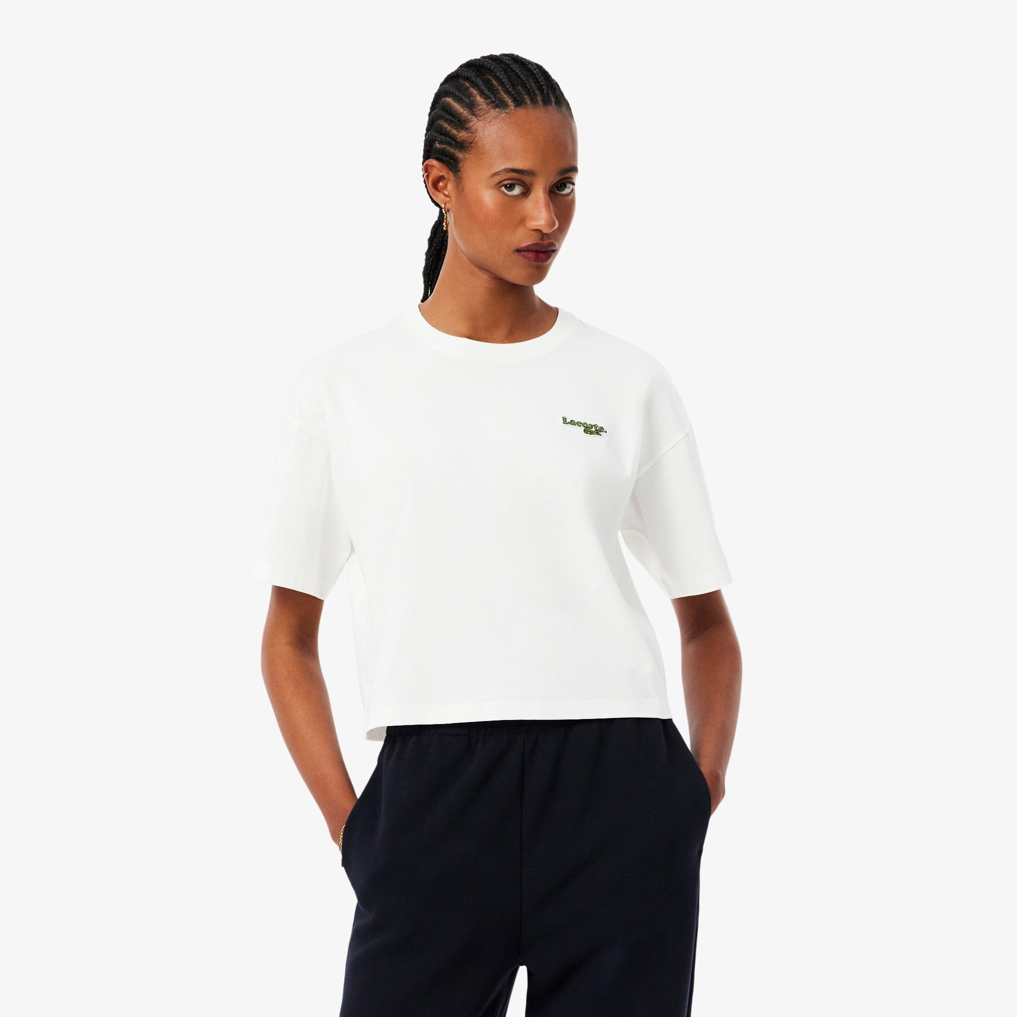 Casual Cotton Jersey T-Shirt - White