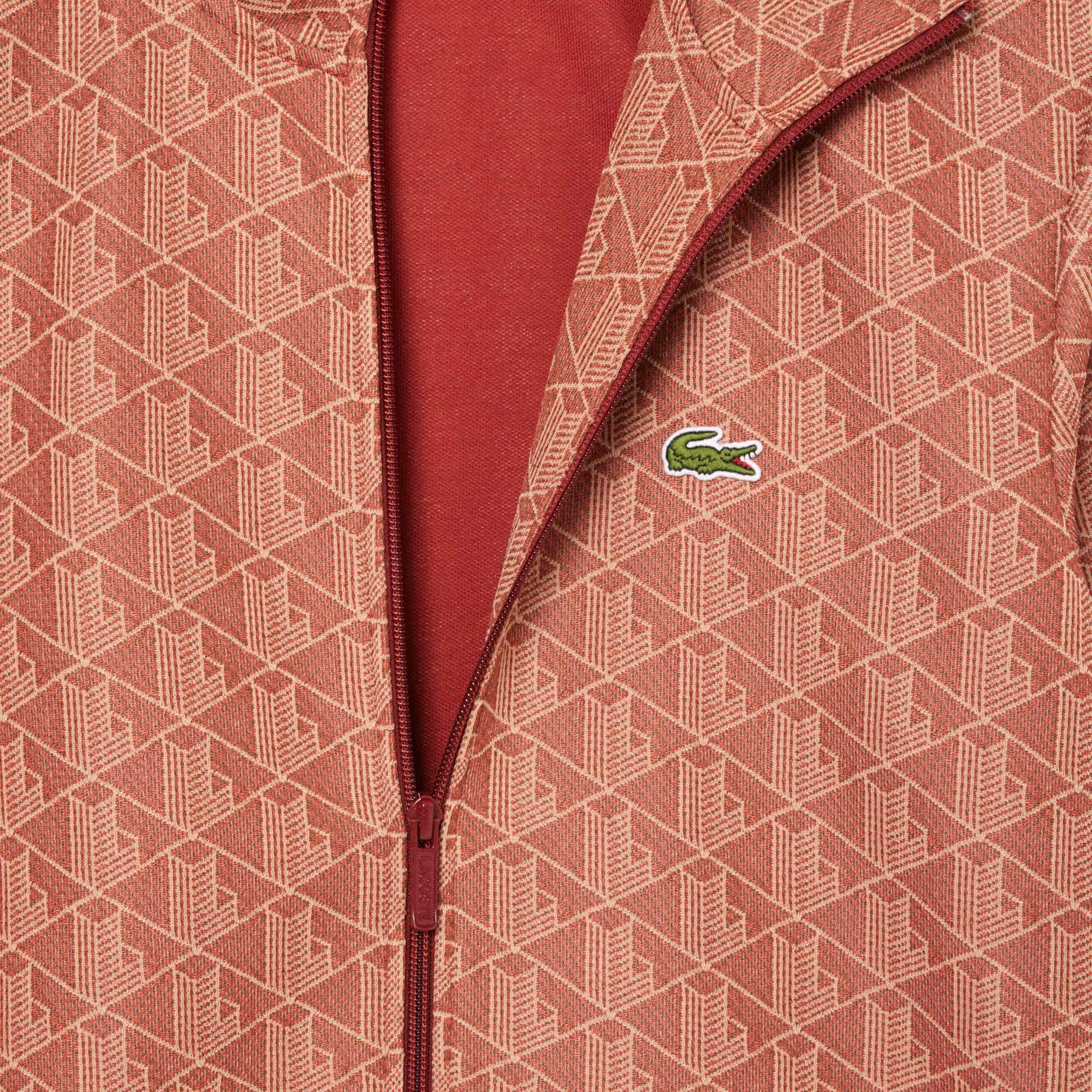 Men's Paris Zip-Up Track Jacket - Brown / Beige