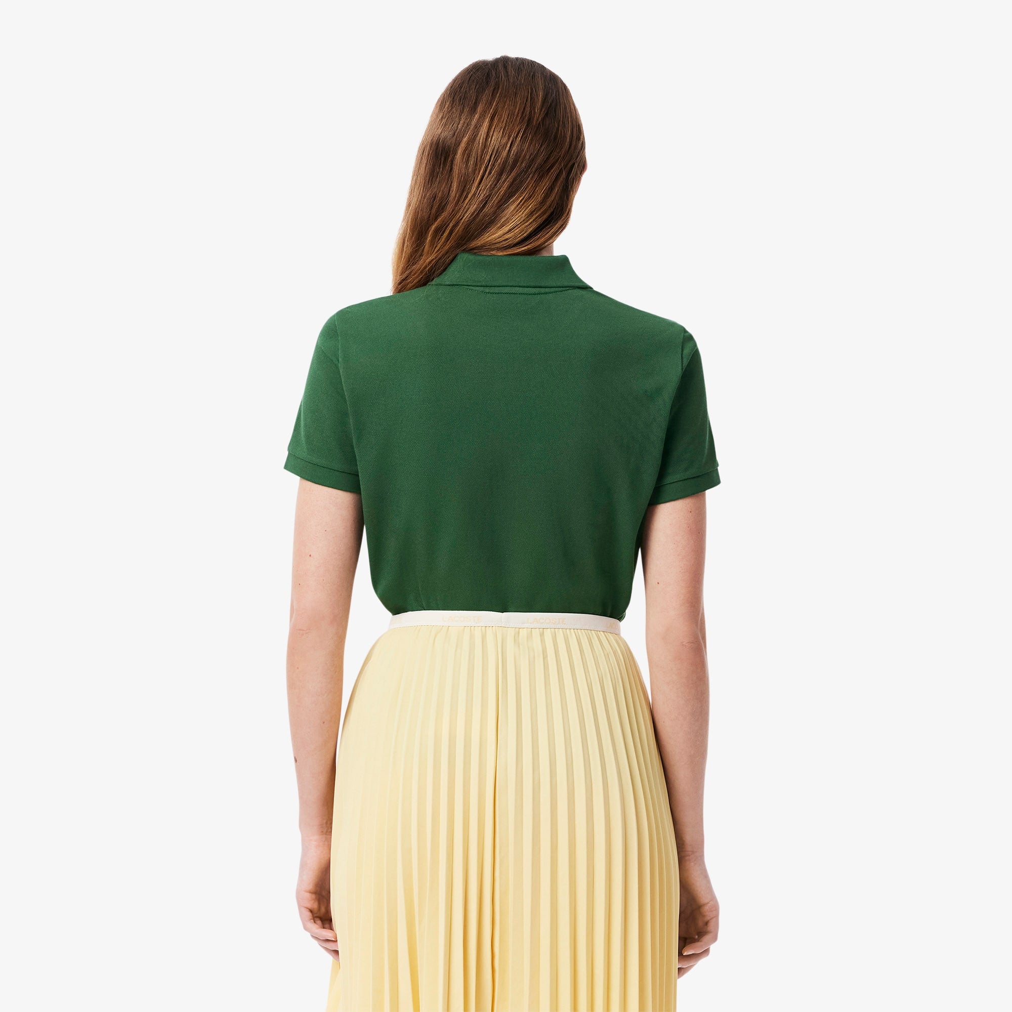 Women's Regular Fit Supple Petit Piqué Polo - Pine green