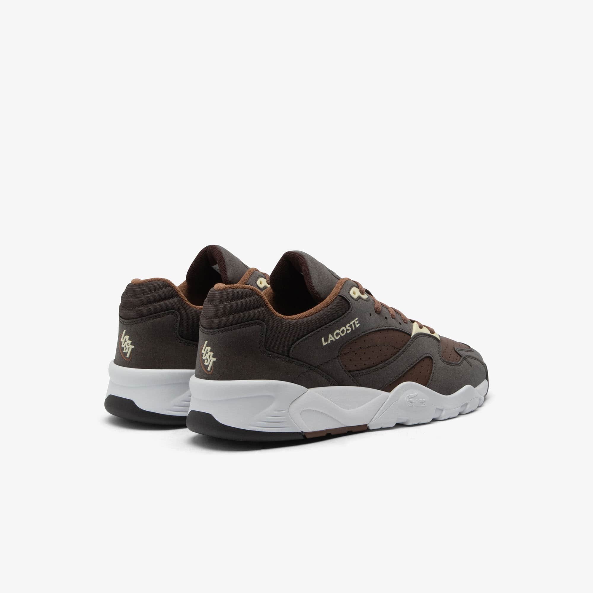 Men's Game Trainer Sneakers - DK BRW/WHT