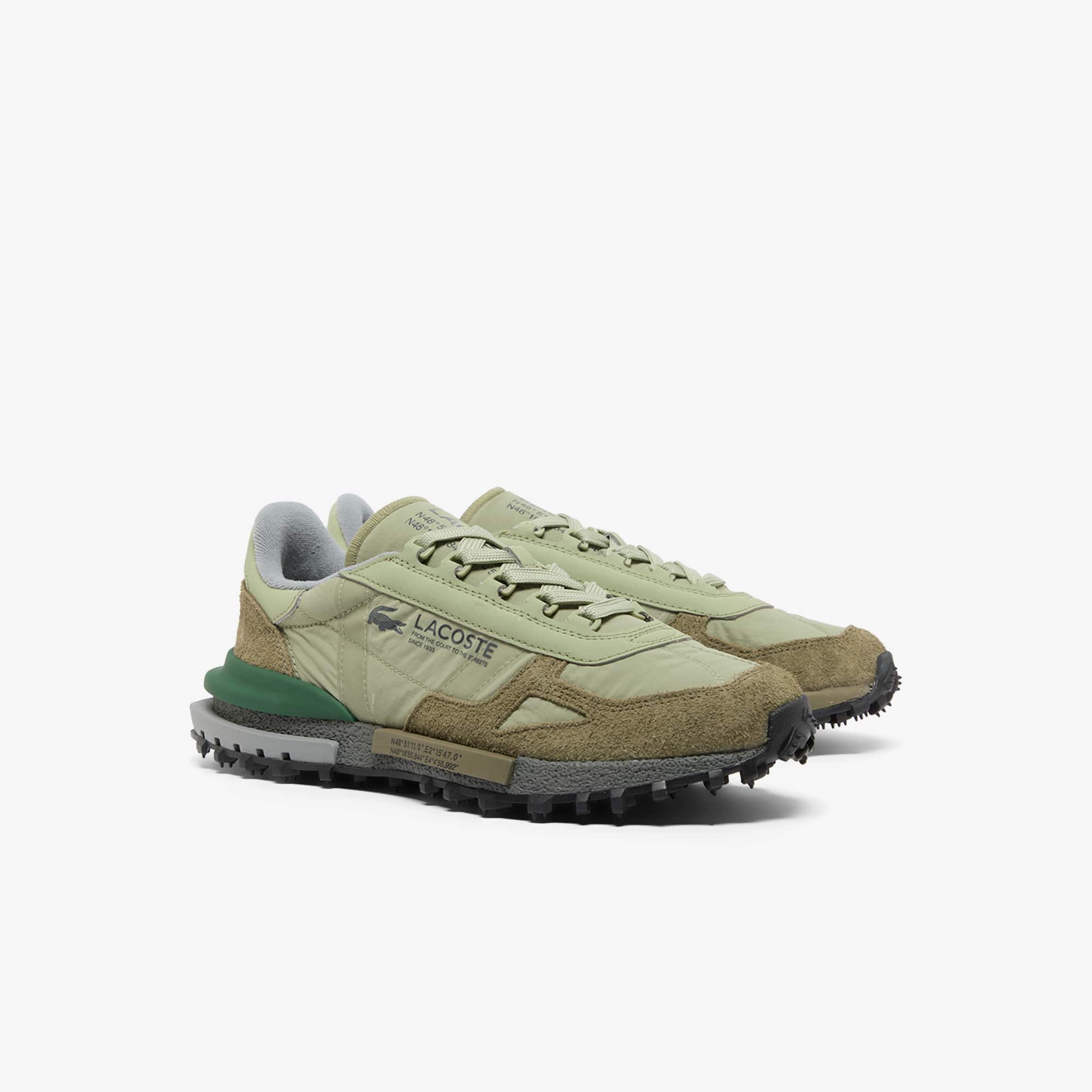 Men's Elite Active Sneakers - LT KHK/GRY